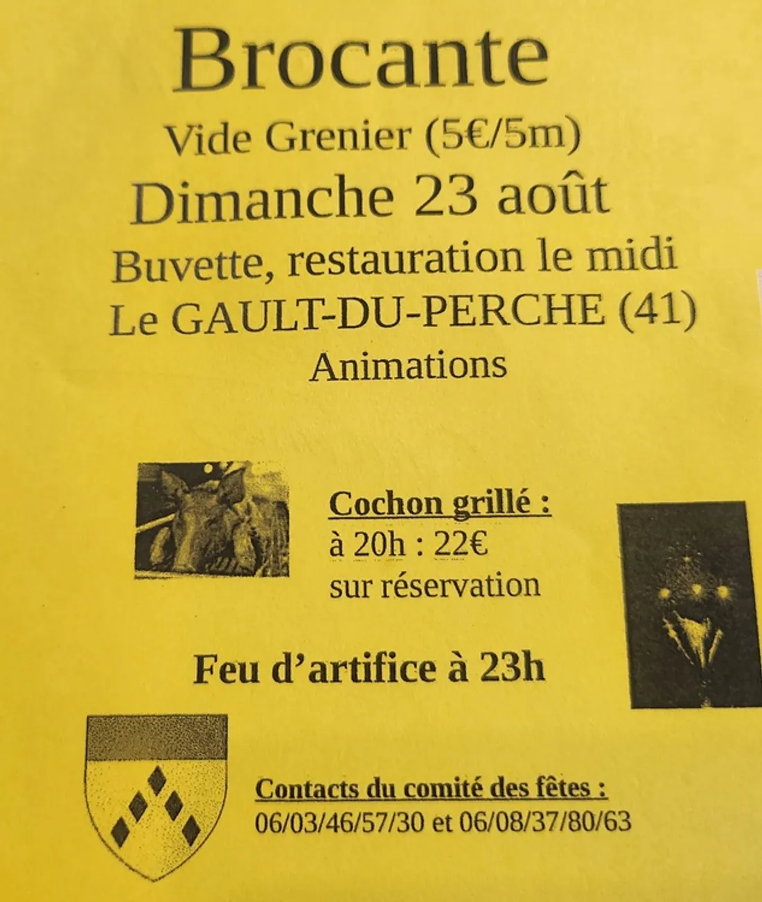 LE GAULT-DU-PERCHE (41) - Vide-greniers du comité des fêtes
