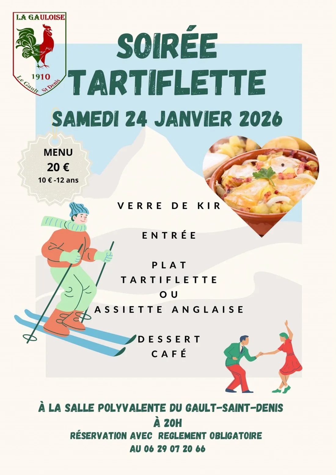 LE GAULT-SAINT-DENIS - Soirée tartiflette de la Gauloise