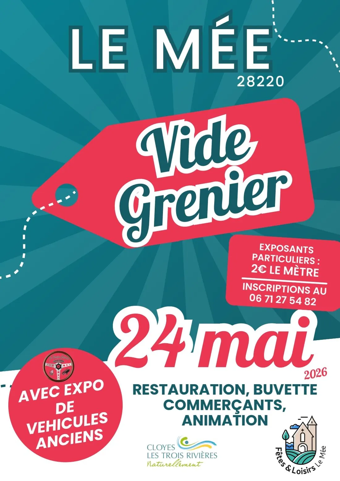 LE MÉE - Vide-greniers de l'association Fêtes et Loisirs