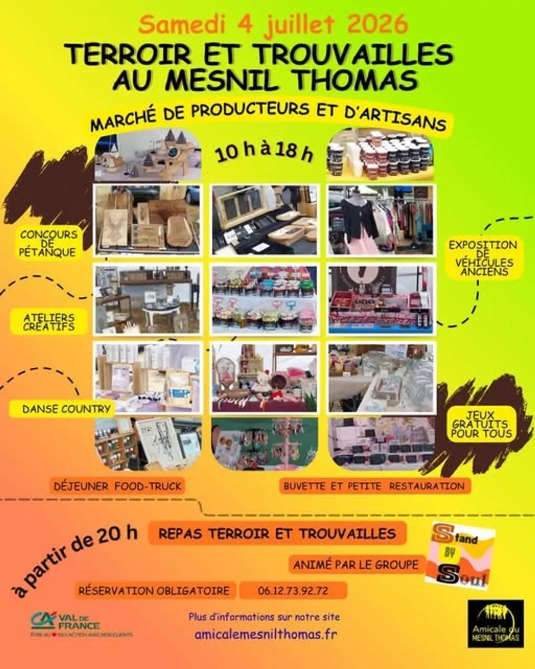 LE MESNIL-THOMAS - Terroir et Trouvailles, marché de producteurs et d'artisans