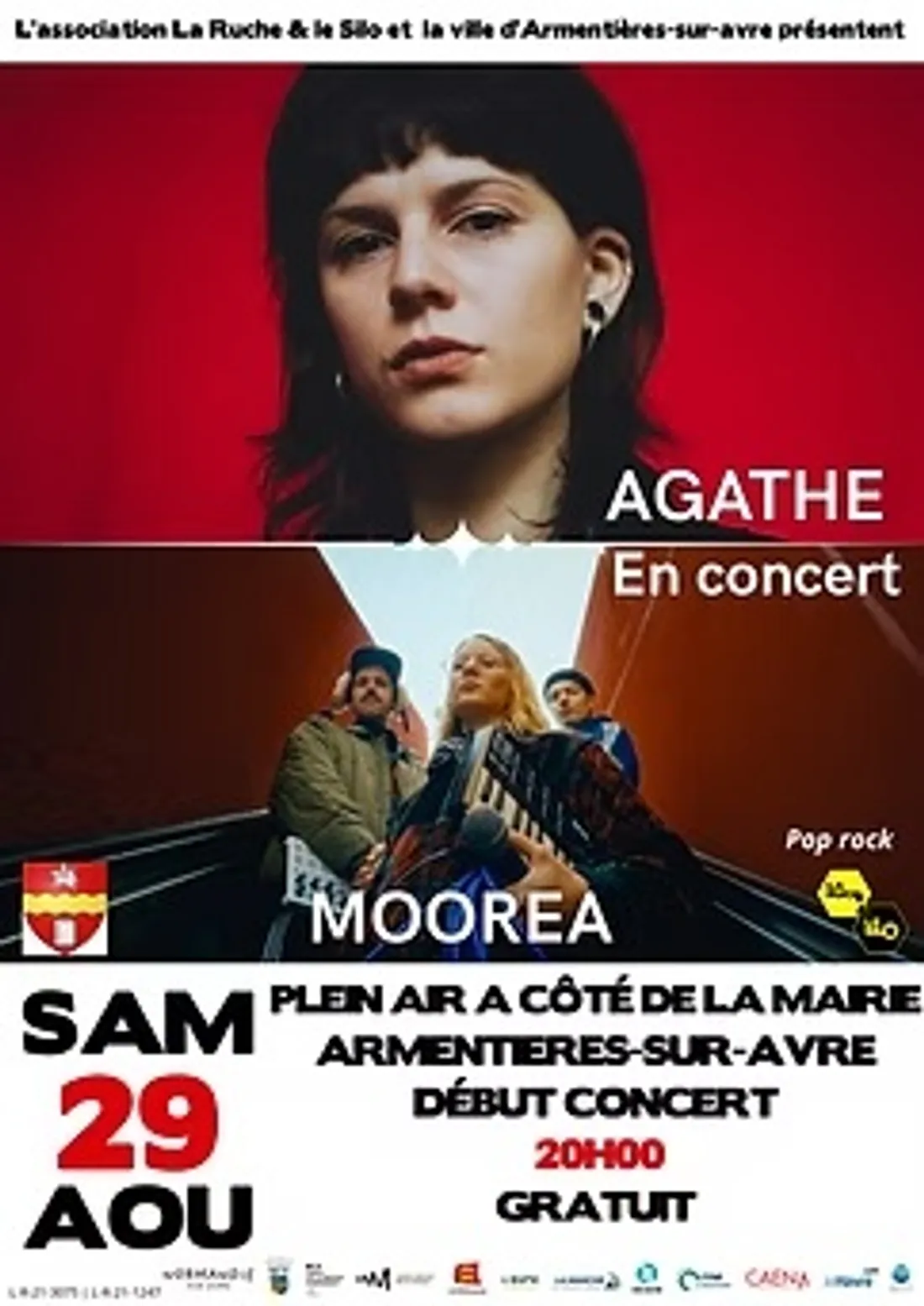 ARMENTIÈRES-SUR-AVRE (27) - Concert : Agathe / Moorea