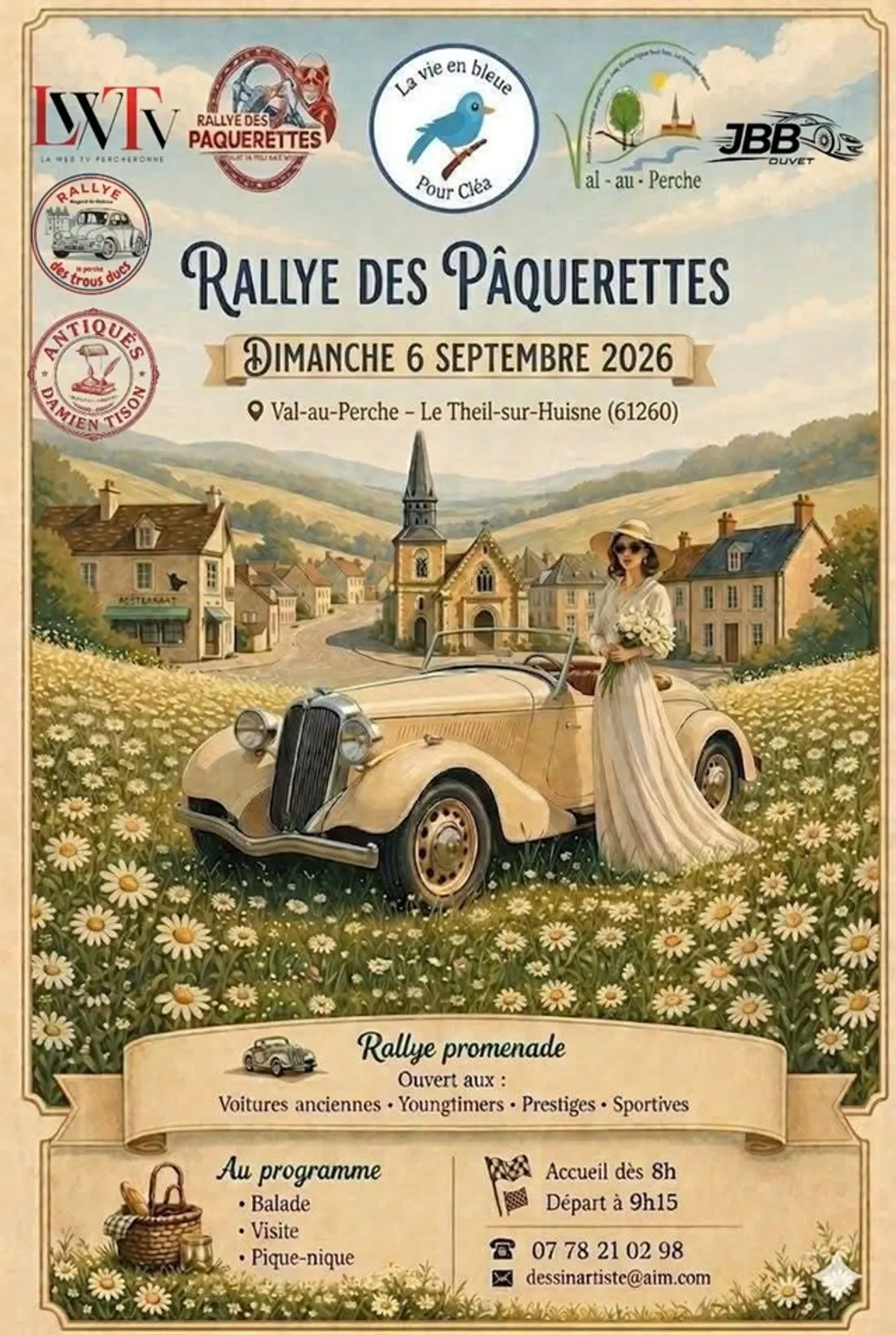 LE THEIL-SUR-HUISNE (61) - Rallye des Pâquerettes