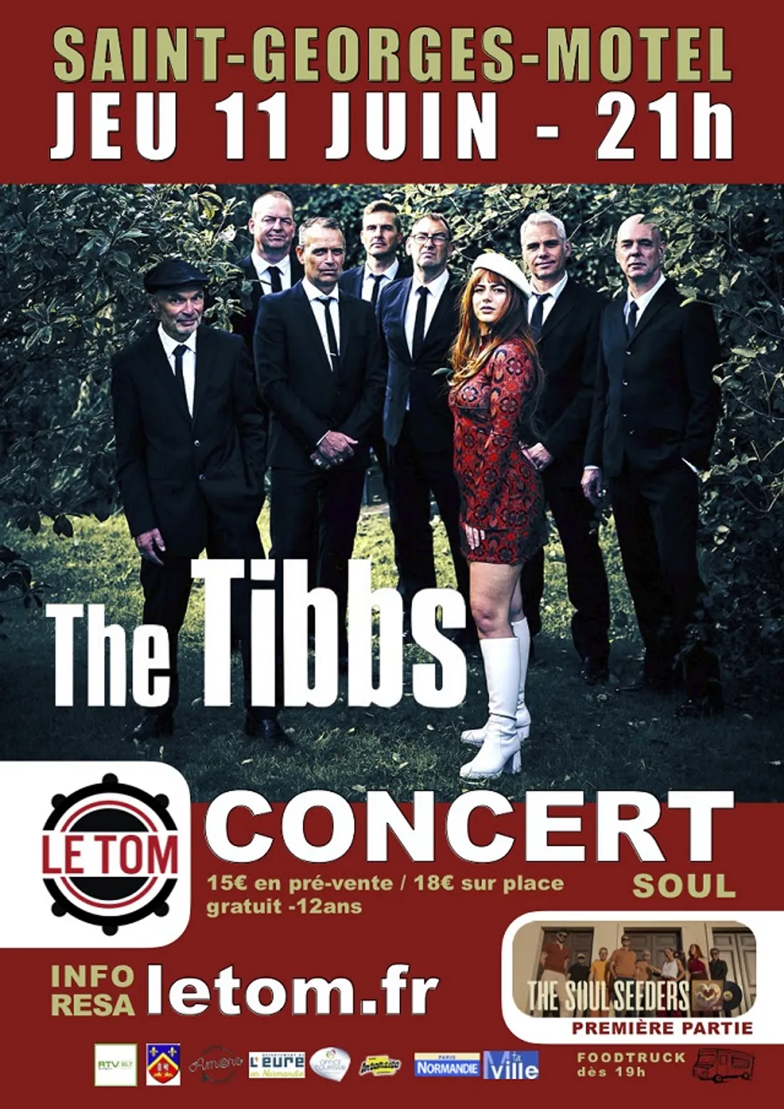 SAINT-GEORGES-MOTEL (27) - Concert : The Tibbs / The Soul Seeders