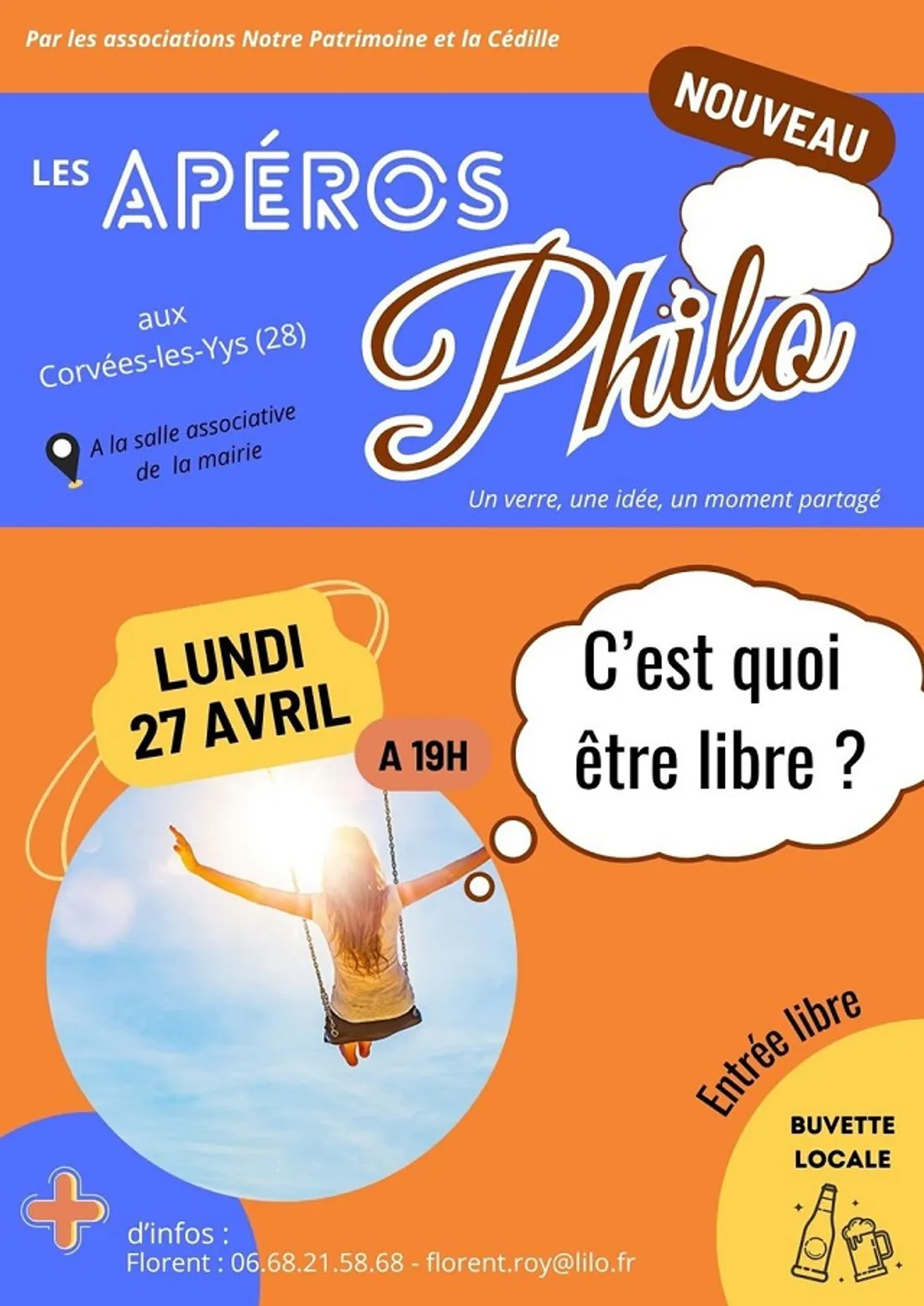 LES CORVÉES-LES-YYS - Apéro philo