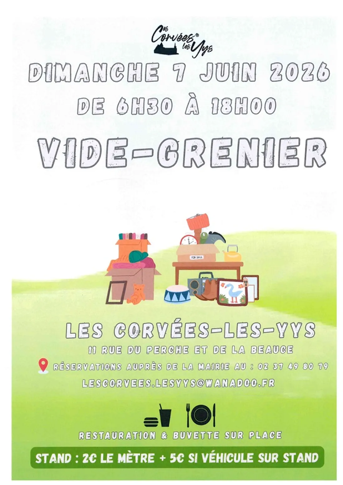 LES CORVÉES-LES-YYS - Vide-greniers
