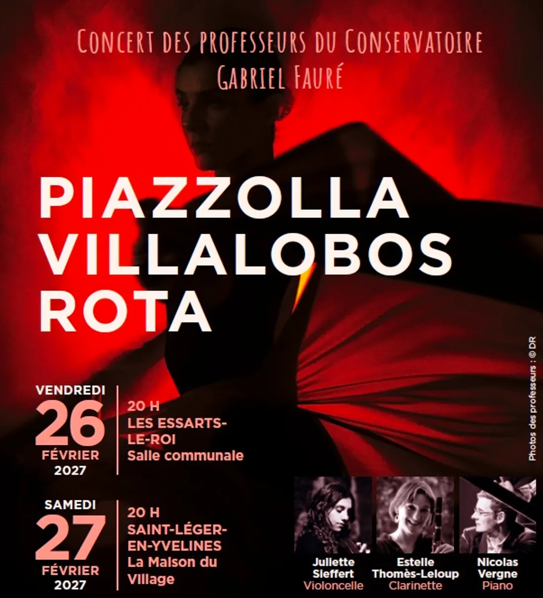 LES ESSARTS-LE-ROI (78) - Concert : Piazzola Villalobos Rota