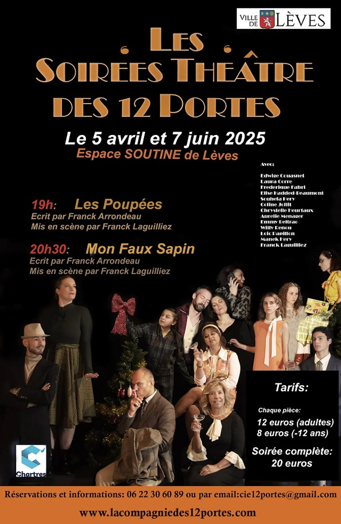 LÈVES - Soirée théâtre des 12 Portes