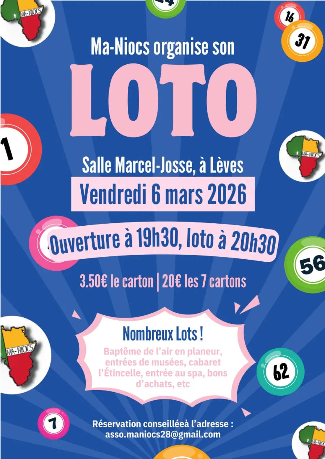 LÈVES - Loto de Ma-Niocs