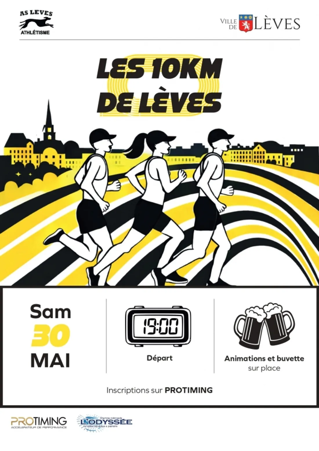 LÈVES - 10km de Lèves