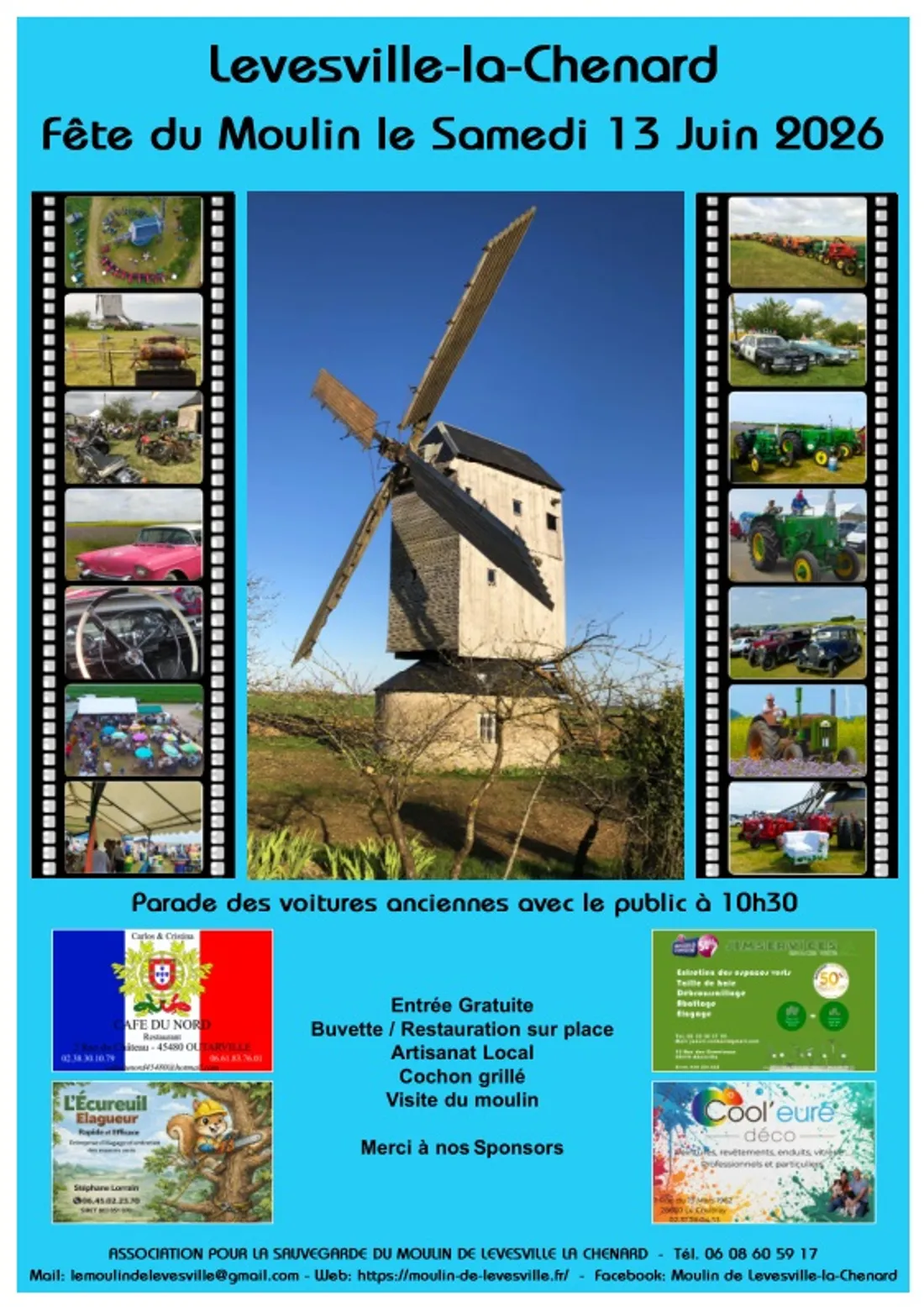 LEVESVILLE-LA-CHENARD - Fête du moulin