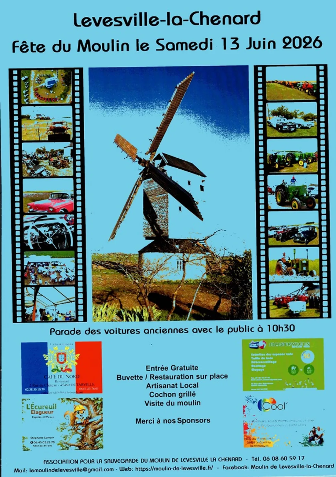 LEVESVILLE-LA-CHENARD - Fête du moulin