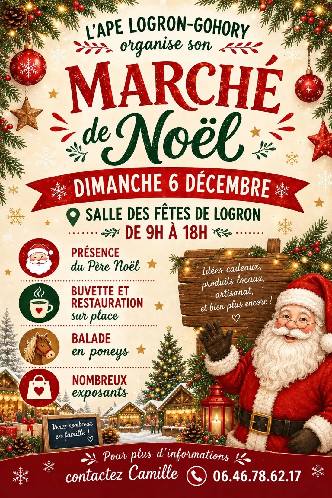 LOGRON - Marché de Noël de l'APE