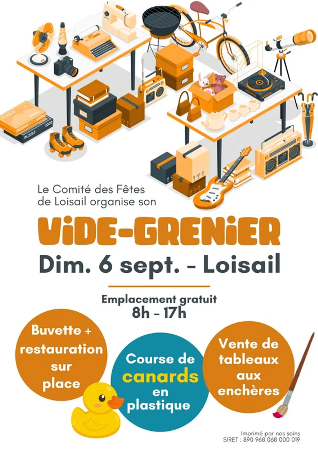LOISAIL (61) - Vide-greniers du comité des fêtes
