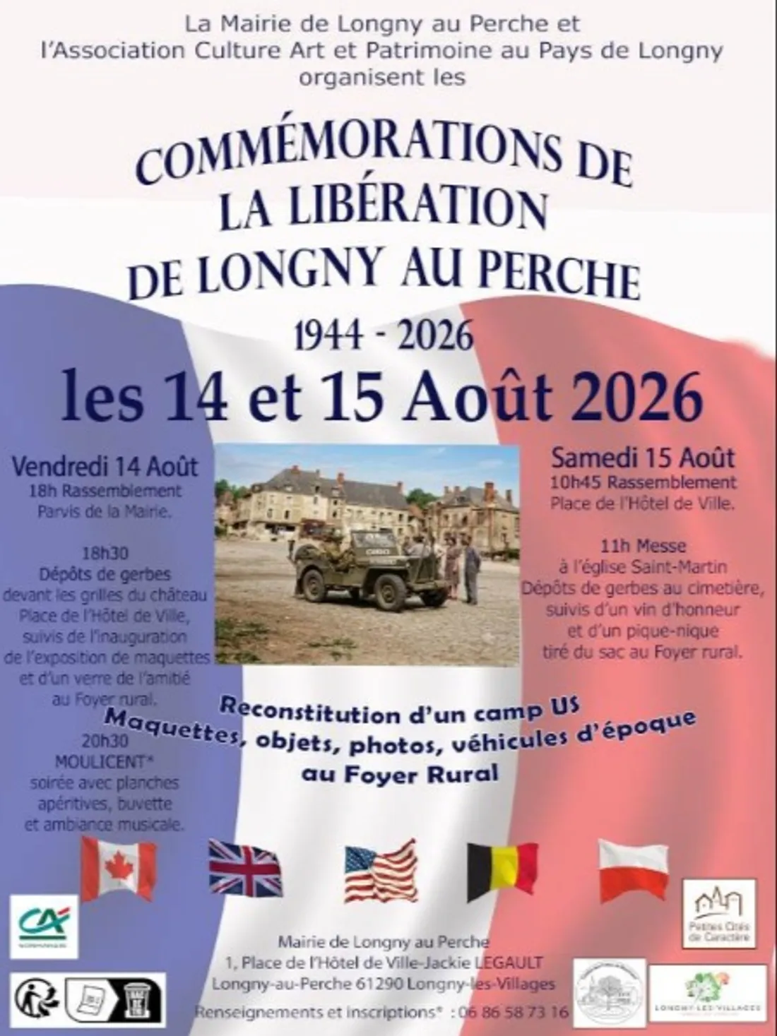 LONGNY-AU-PERCHE (61) - Commémoration de la Libération