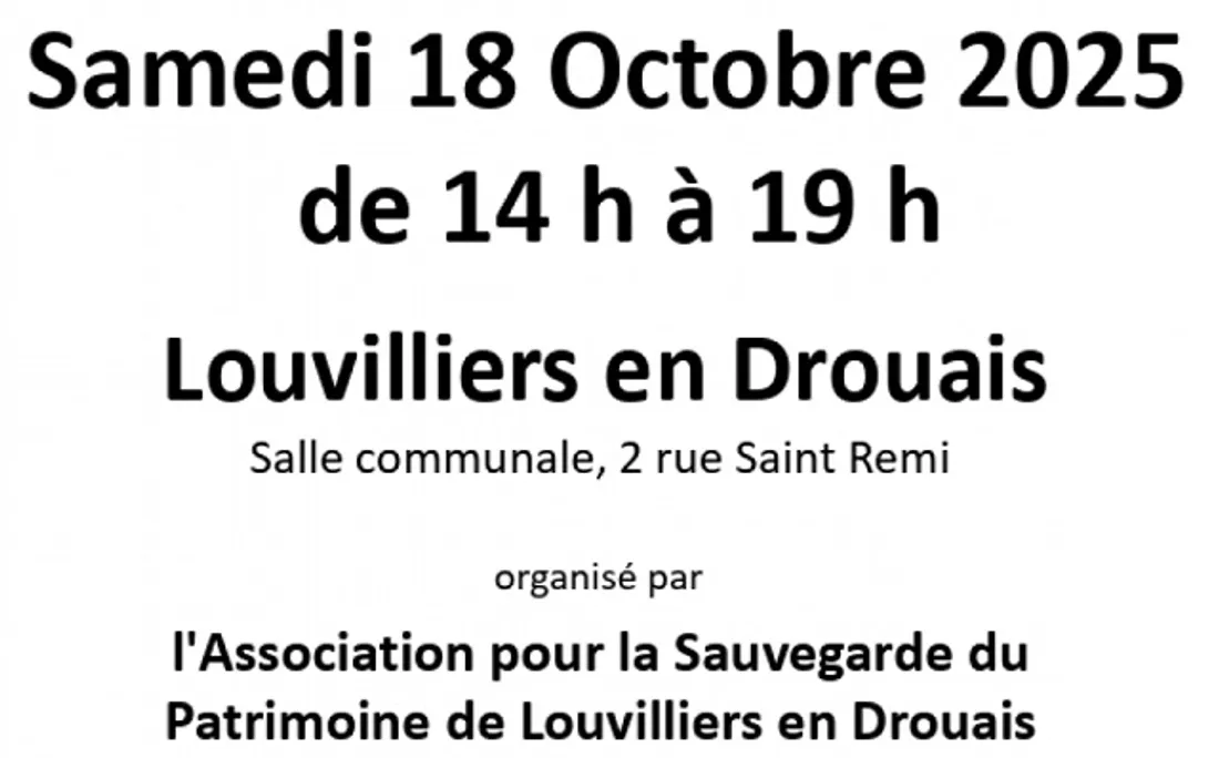 LOUVILLIERS-EN-DROUAIS - Mini Salon de Producteurs