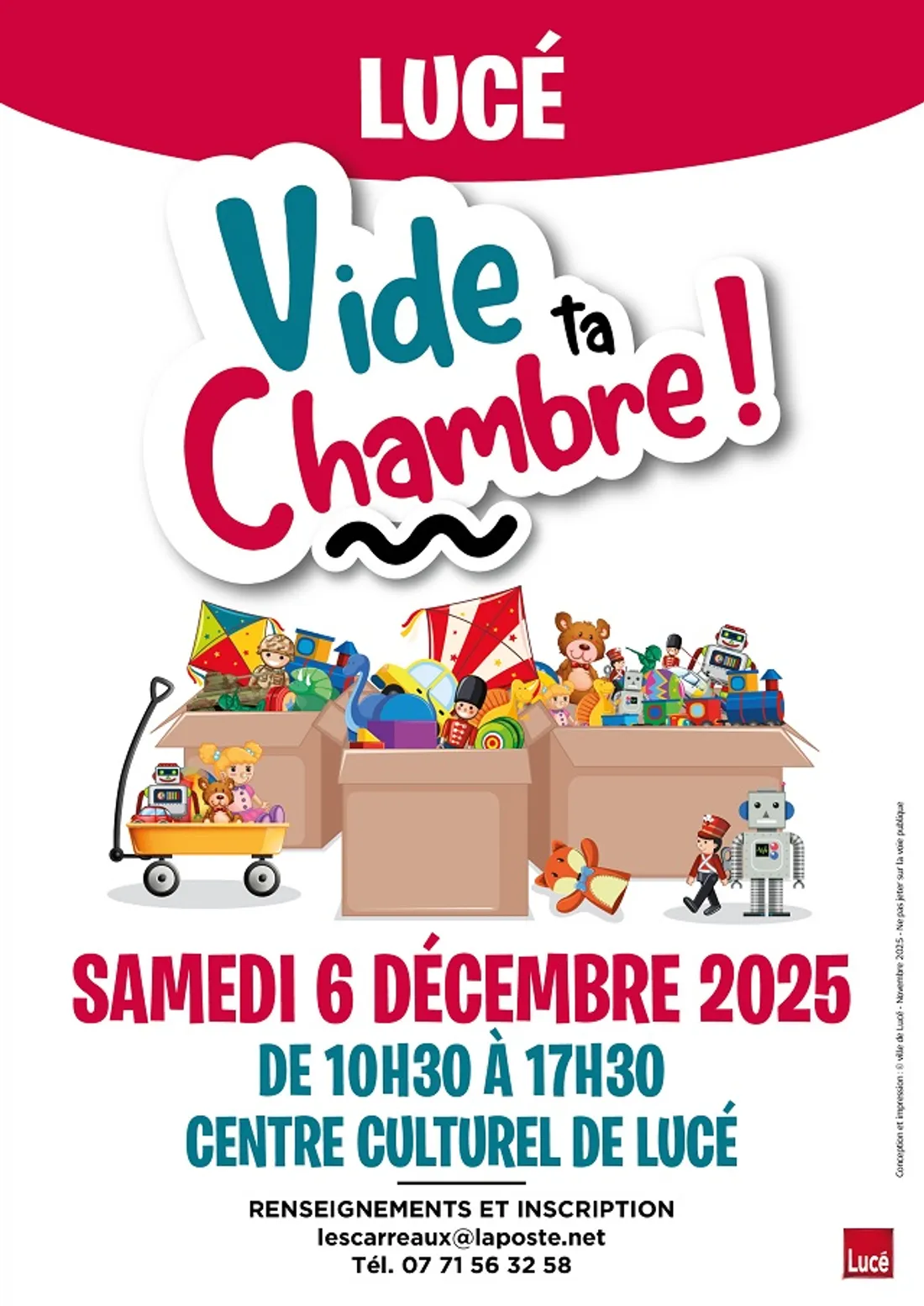 LUCÉ - Vide ta chambre