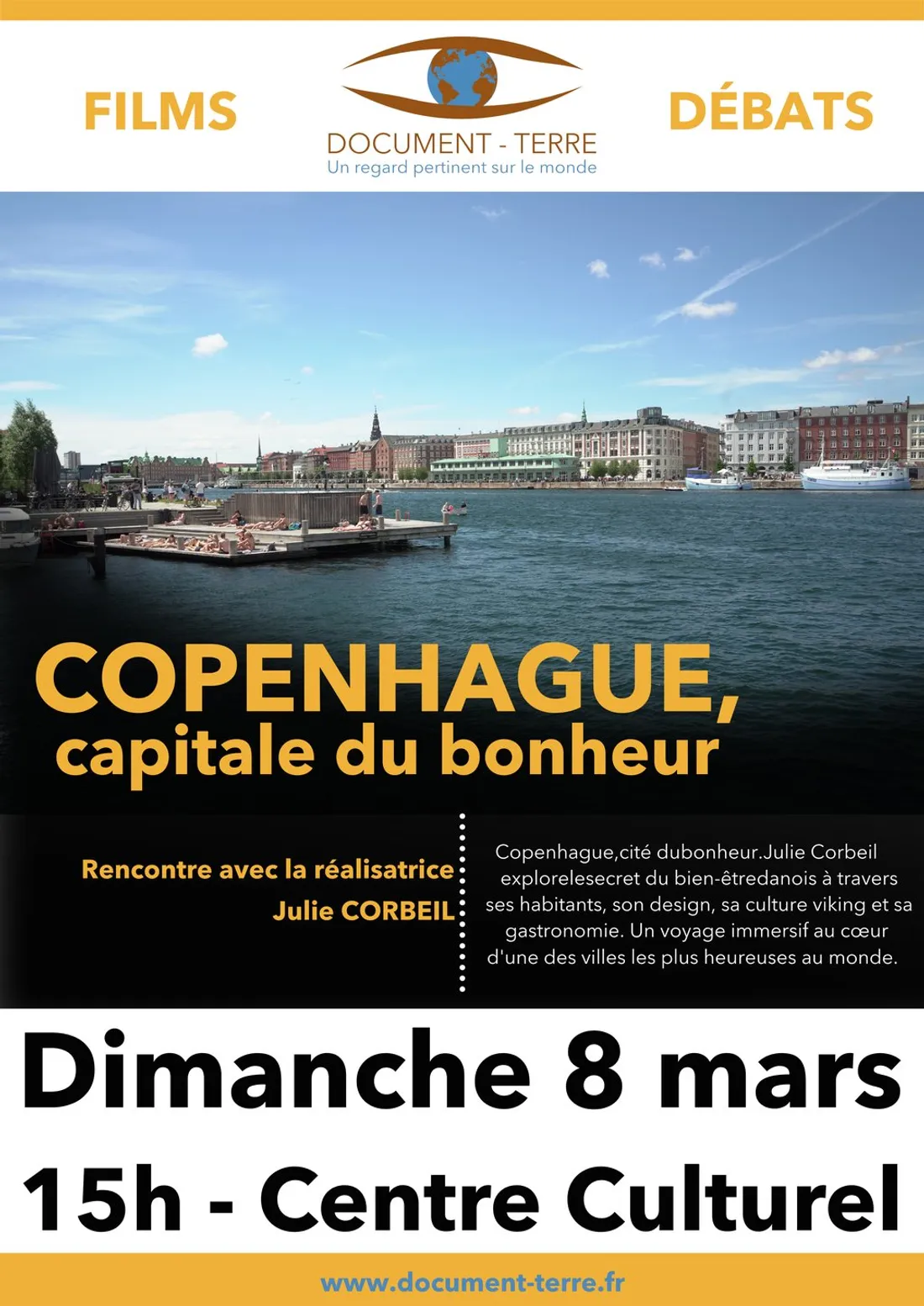 LUCÉ - Ciné Conférence : Copenhague, capitale du bonheur