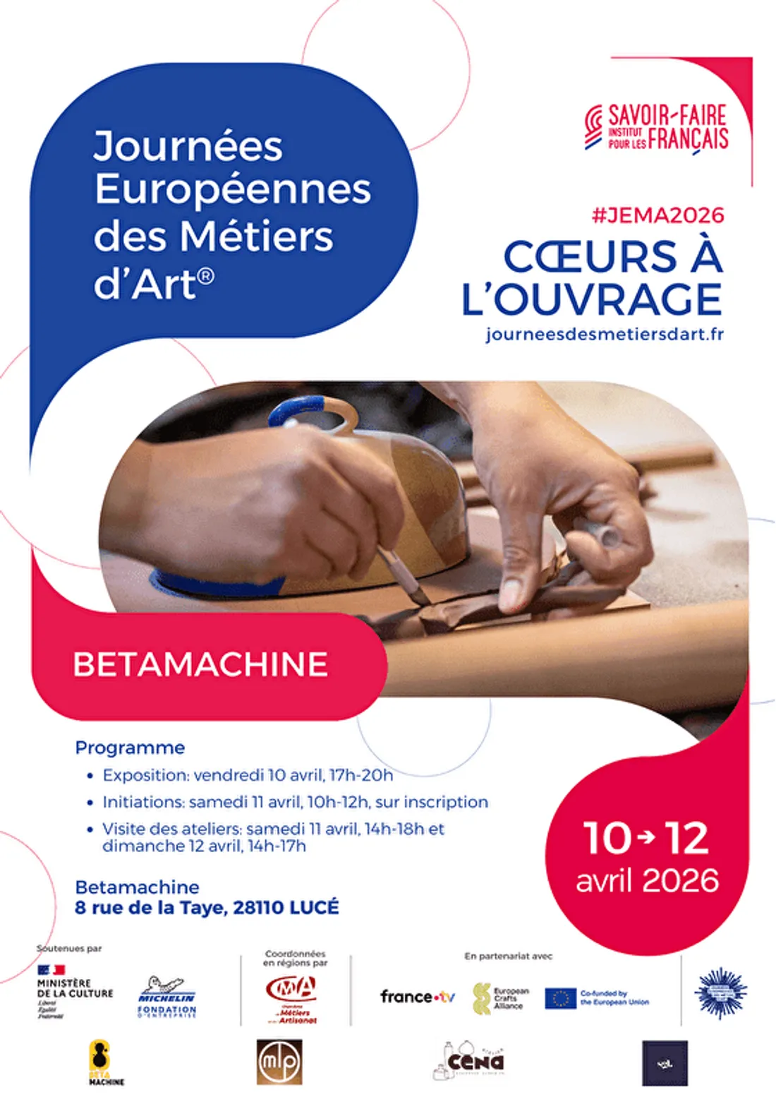 LUCÉ - Journées Européennes des Métiers d'Art à Betamachine