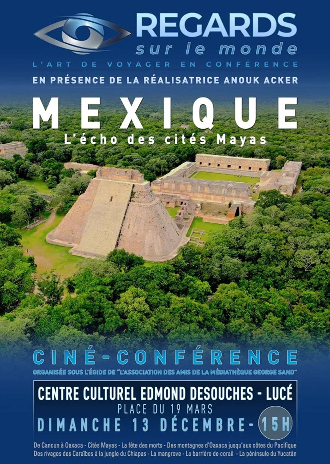 LUCÉ - Ciné conférence : Sud Mexique