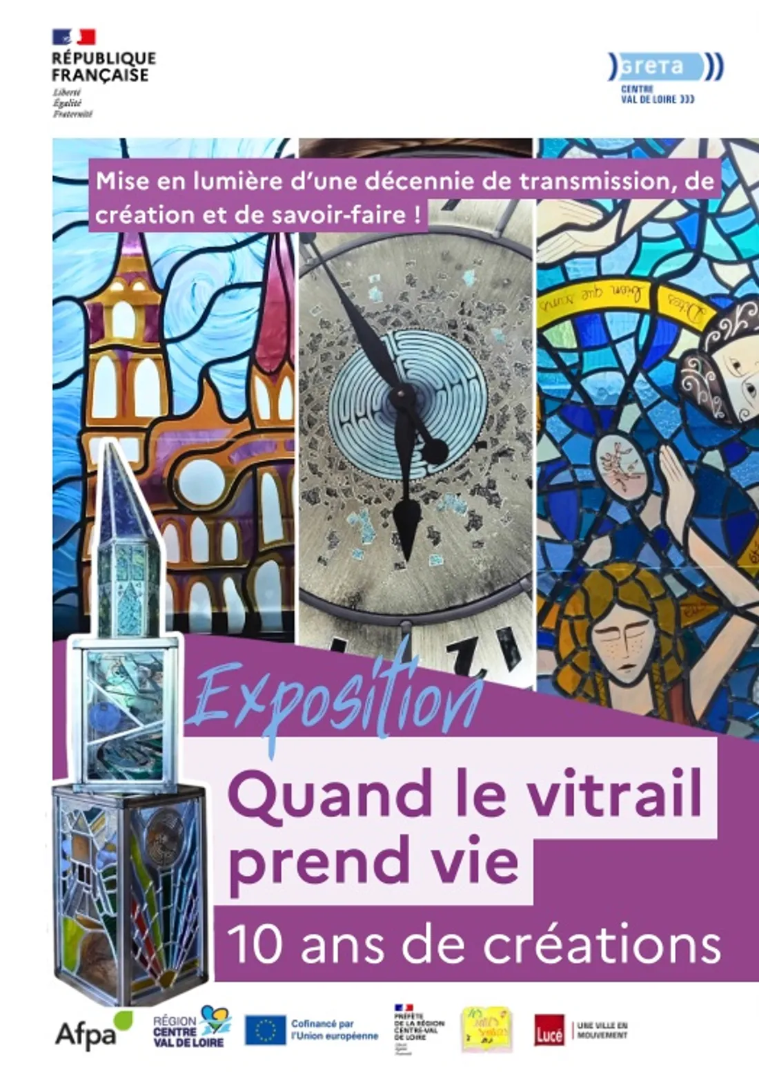 LUCÉ - Exposition : Quand le vitrail prend vie