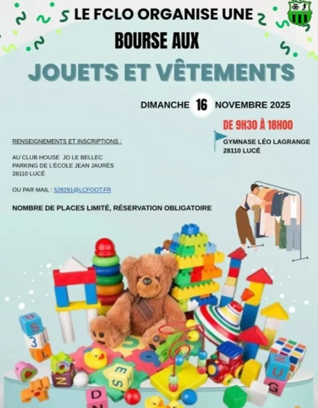 LUCÉ - Bourse aux jouets et vêtements
