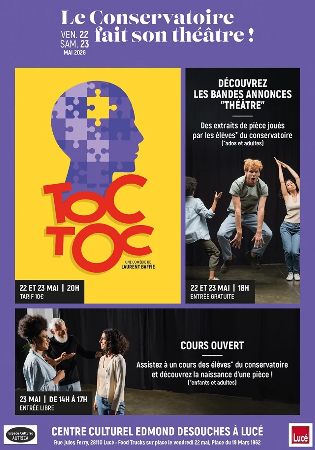 LUCE – Le conservatoire fait son théâtre