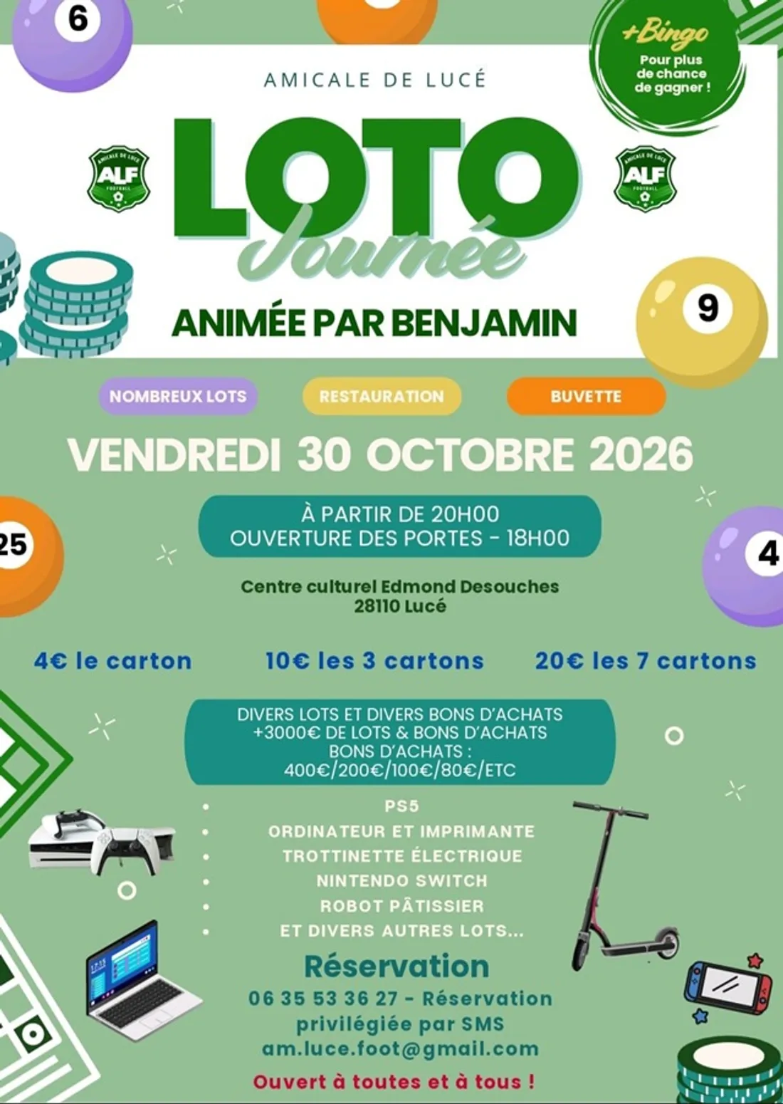 LUCÉ - Loto de l'Amicale de Lucé