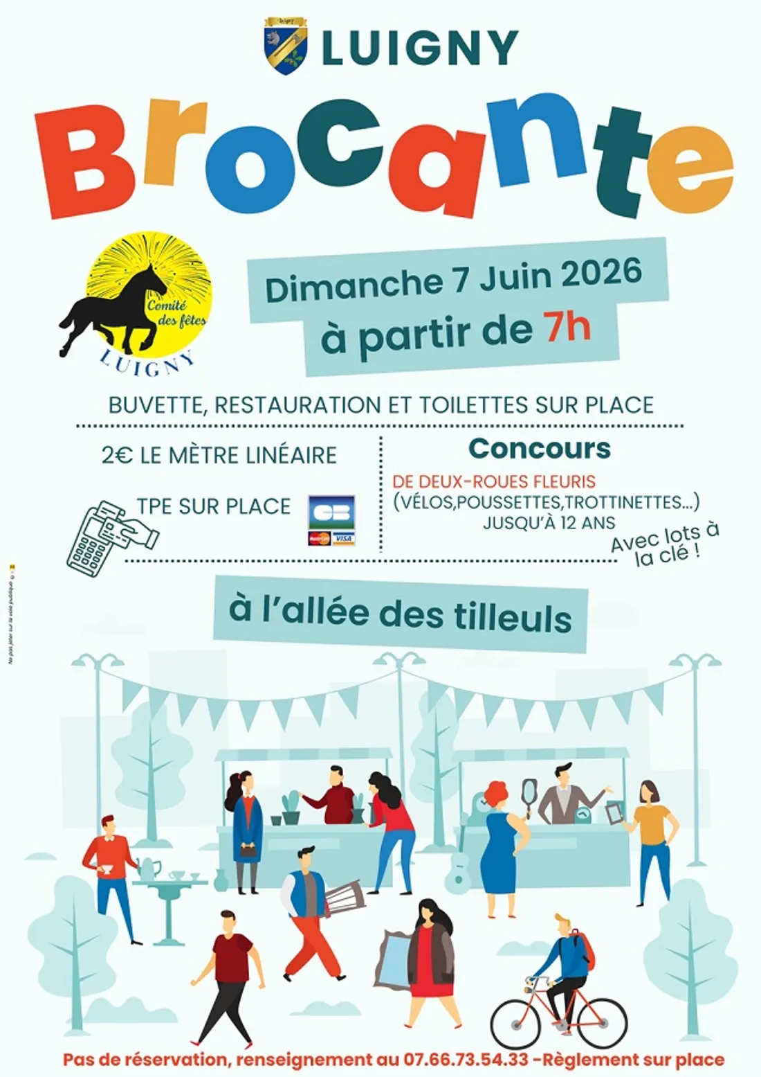 LUIGNY - Brocante du comité des fêtes