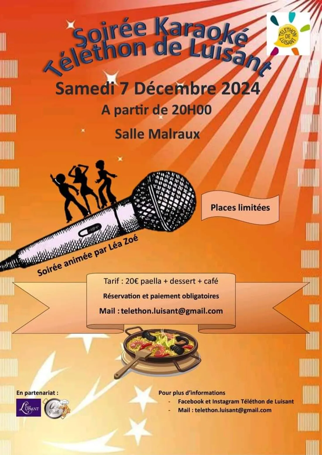 LUISANT - Soirée karaoké du Téléthon