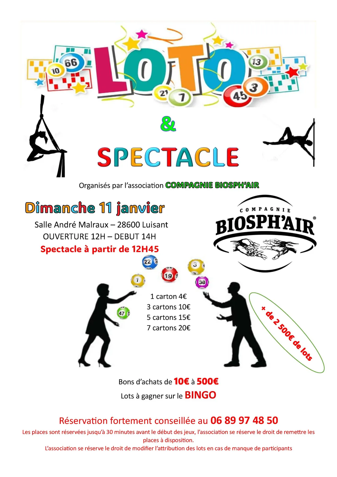 LUISANT - Loto de la Compagnie Biosph'Air