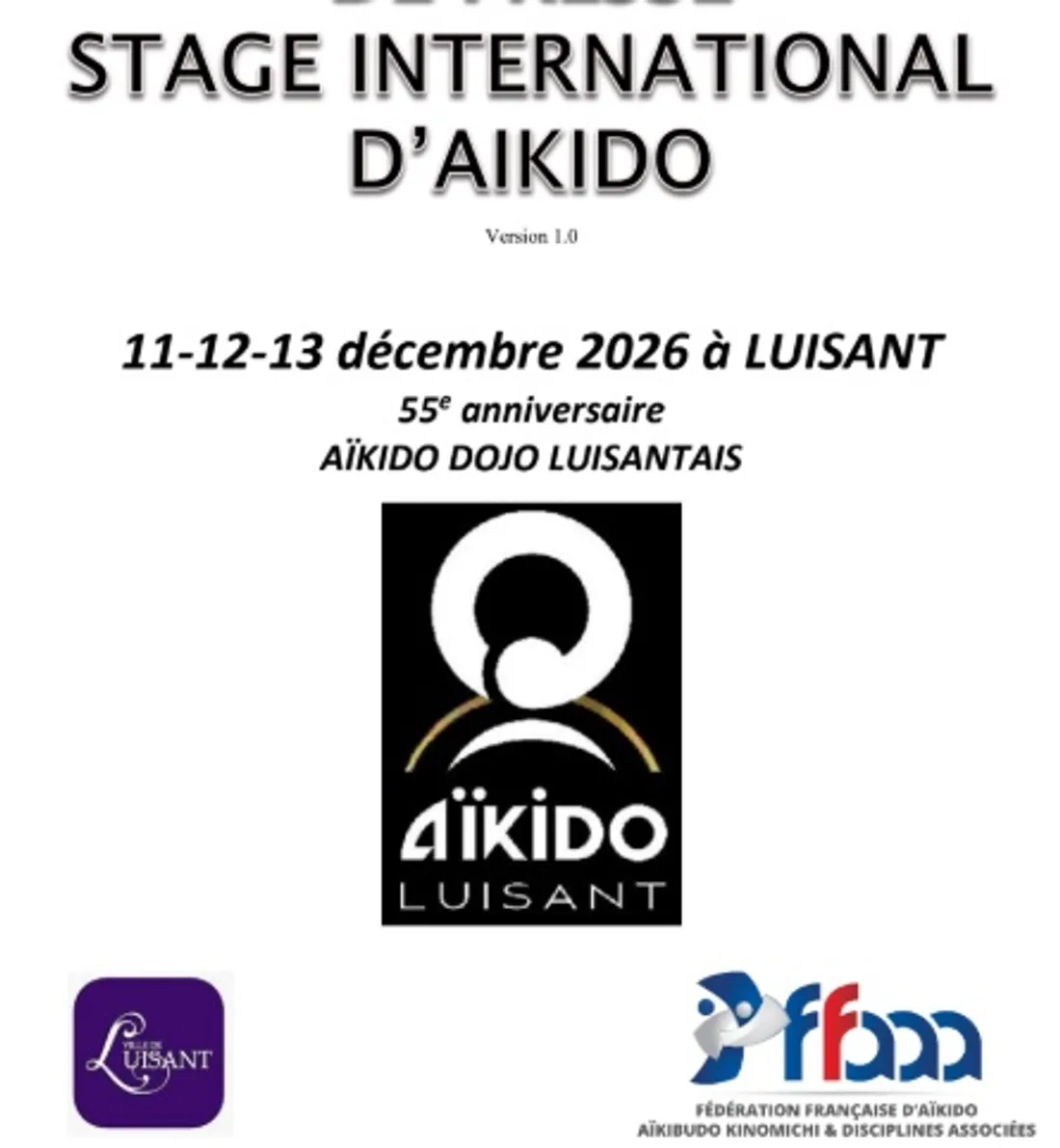 LUISANT - Stage international d’aïkido