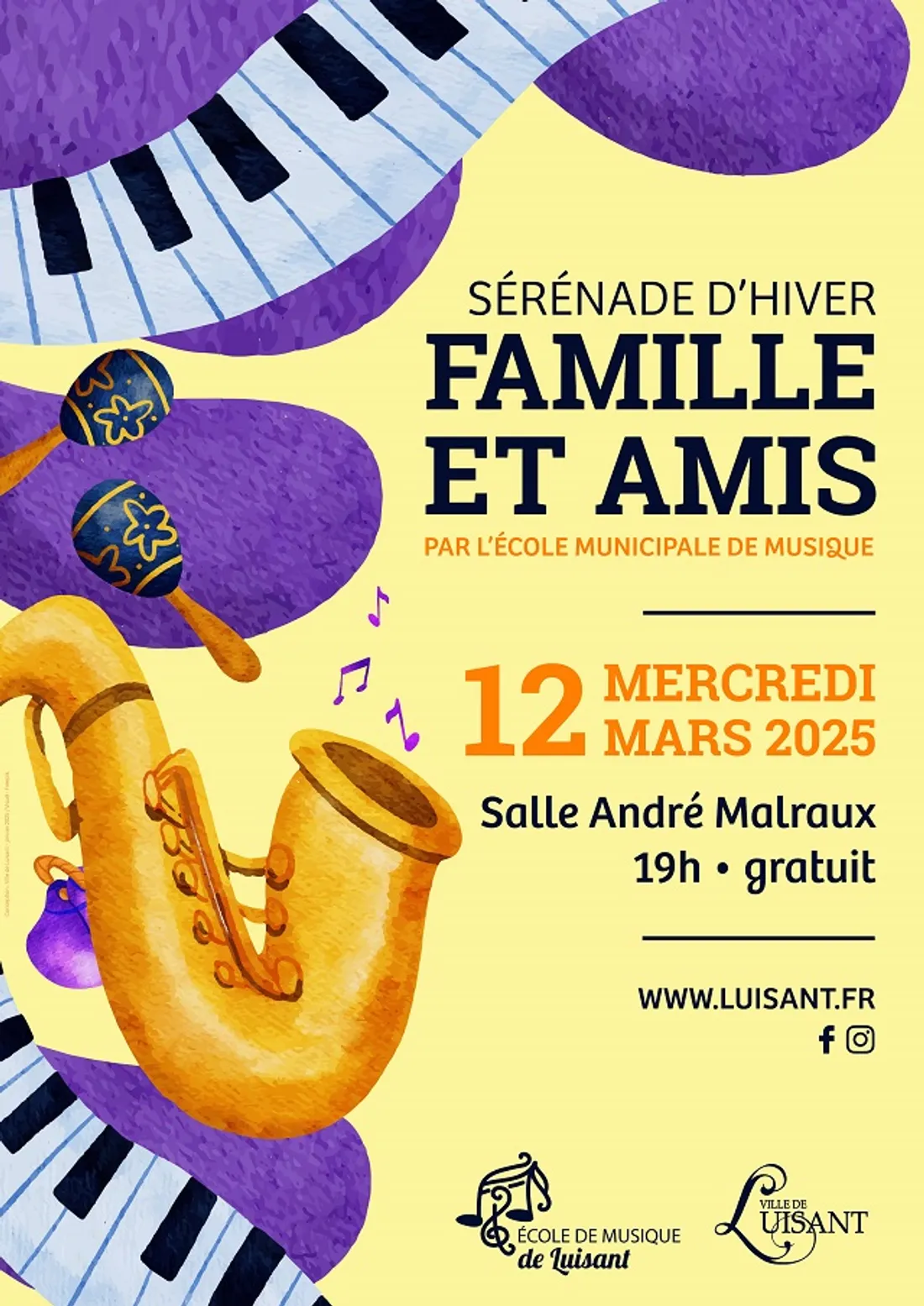 LUISANT - Sérénade "famille et amis" de l'École Municipale de musique