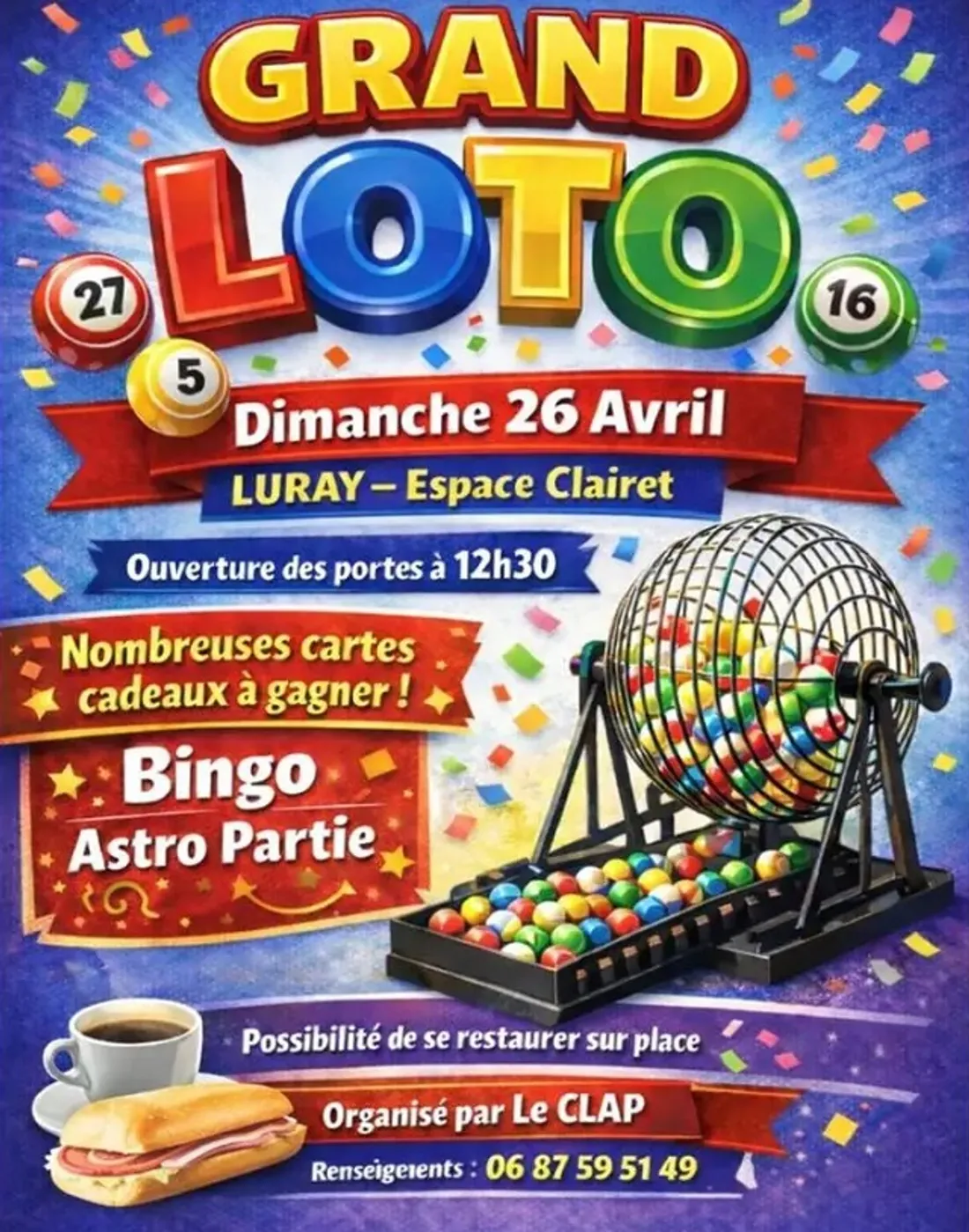 LURAY - Loto du Clap