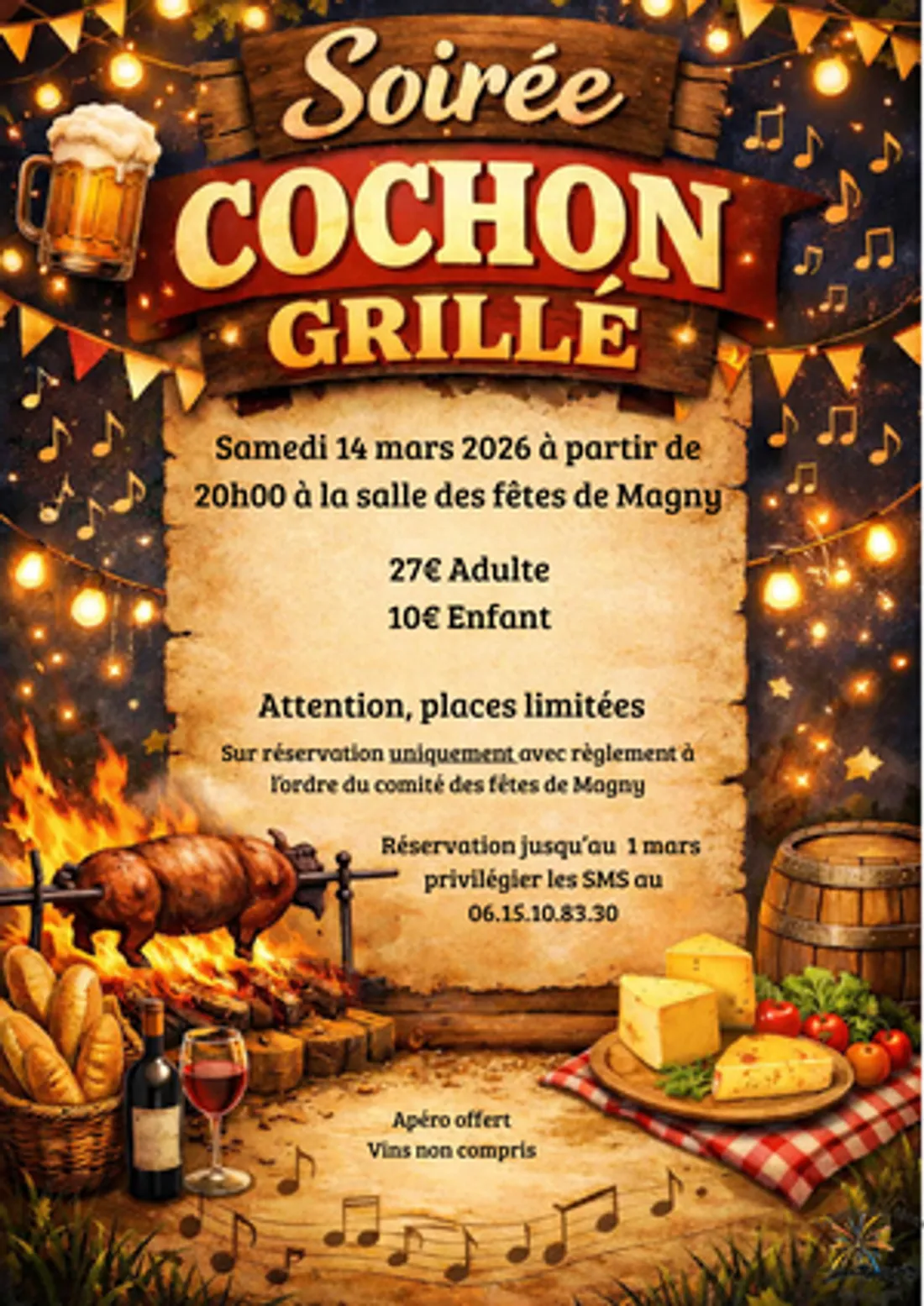 MAGNY - Cochon grillé du comité des fêtes