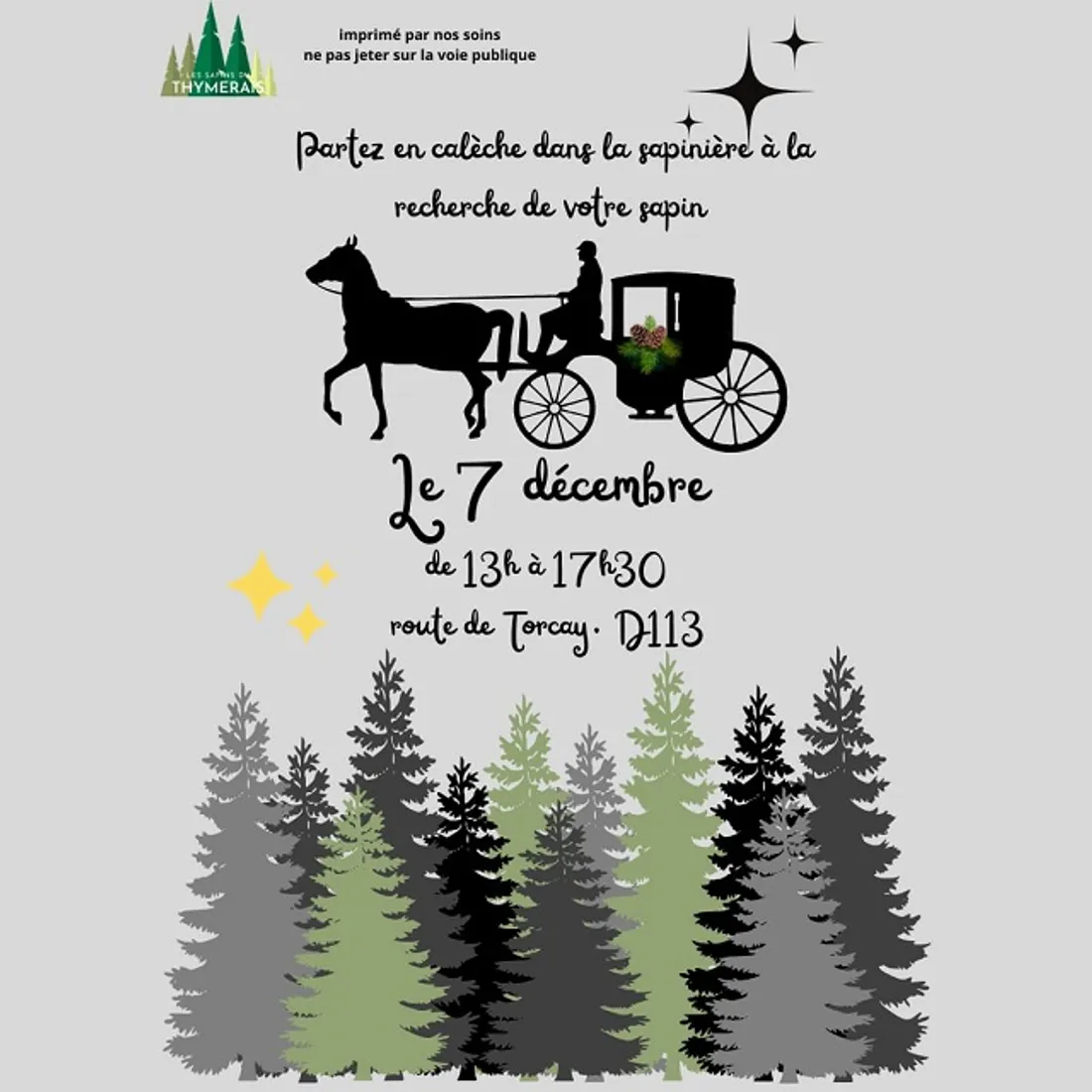 MAILLEBOIS - Sortie calèche les Sapins du Thymerais