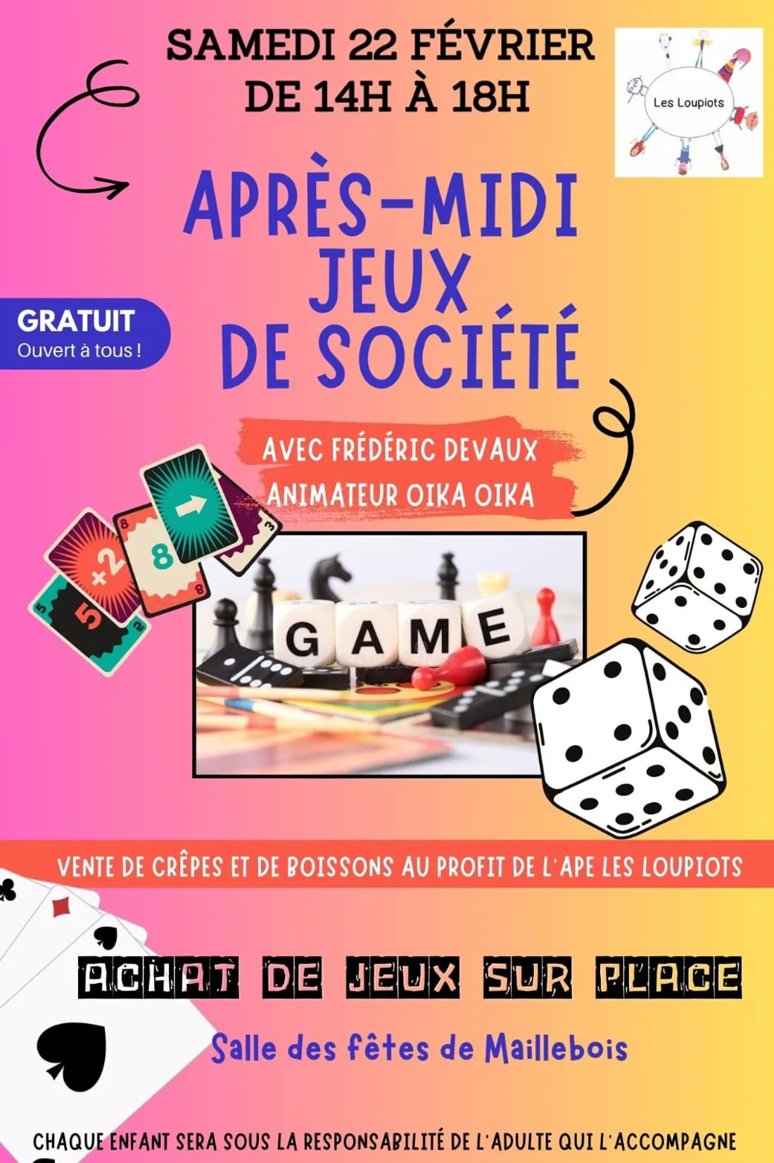 MAILLEBOIS - Après-midi jeux de société