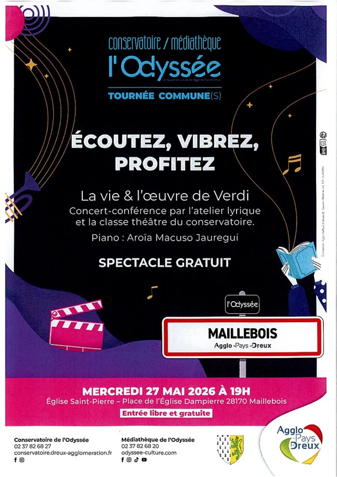 MAILLEBOIS - Concert-conférence de l'atelier lyrique du conservatoire