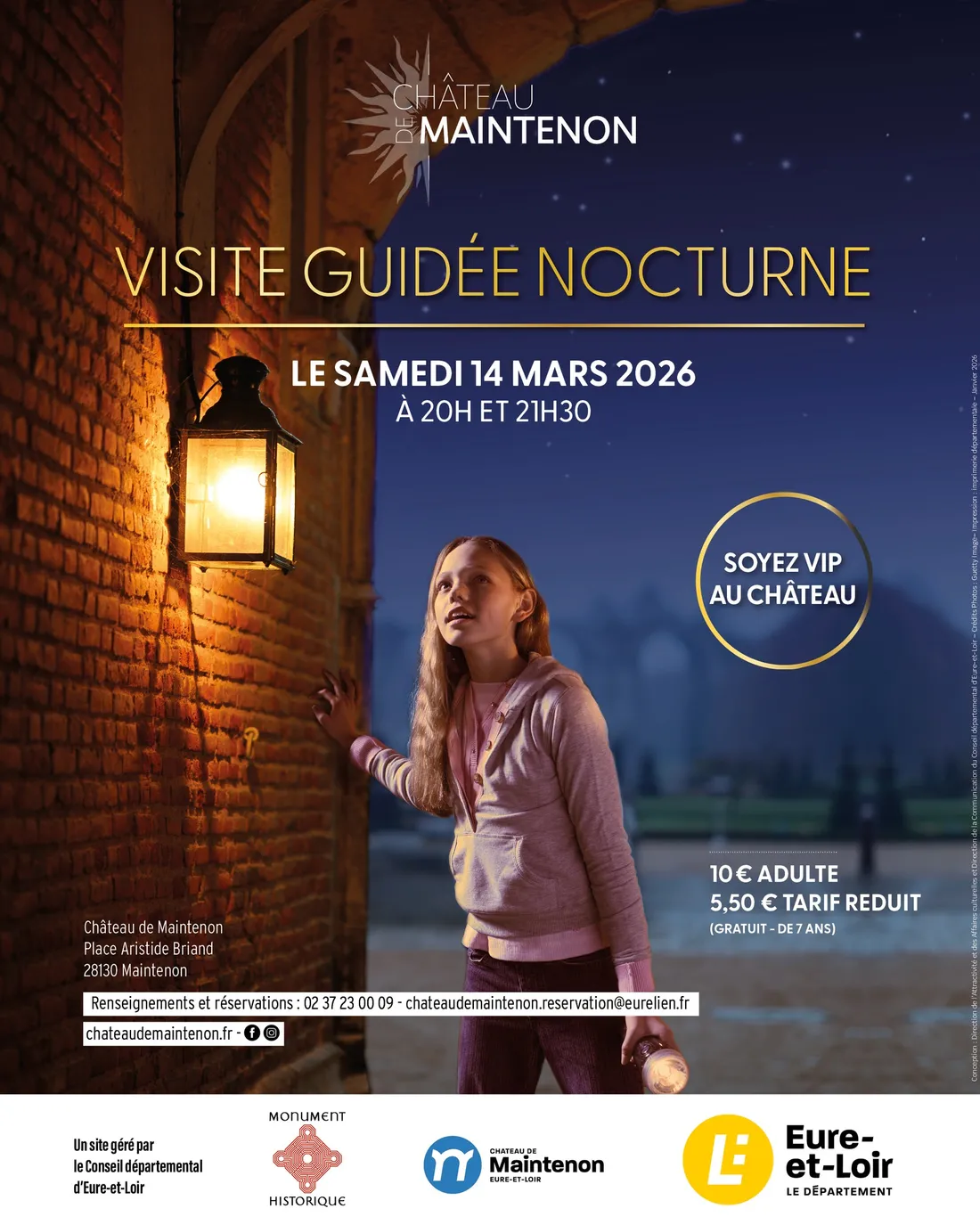 MAINTENON - Visite nocturne du château