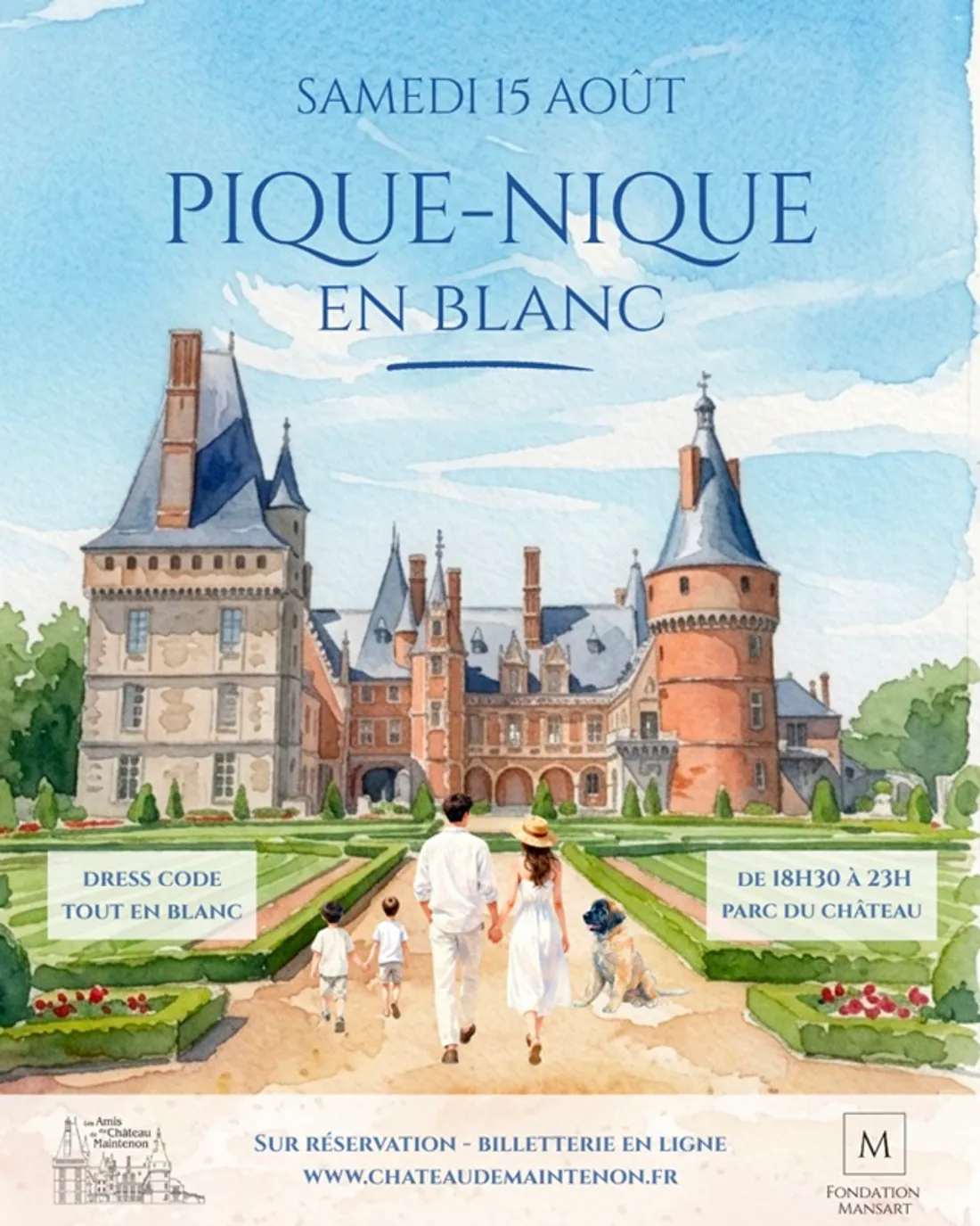 MAINTENON - Pique-nique en blanc