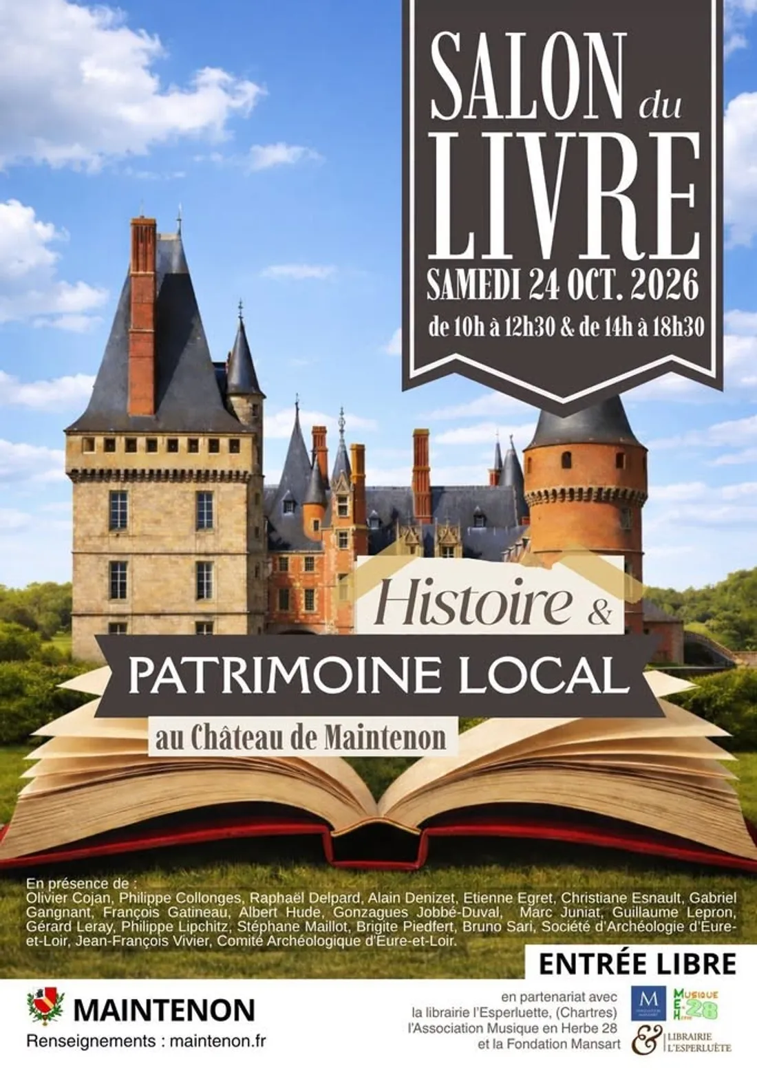MAINTENON - Salon du livre : Histoire & patrimoine local
