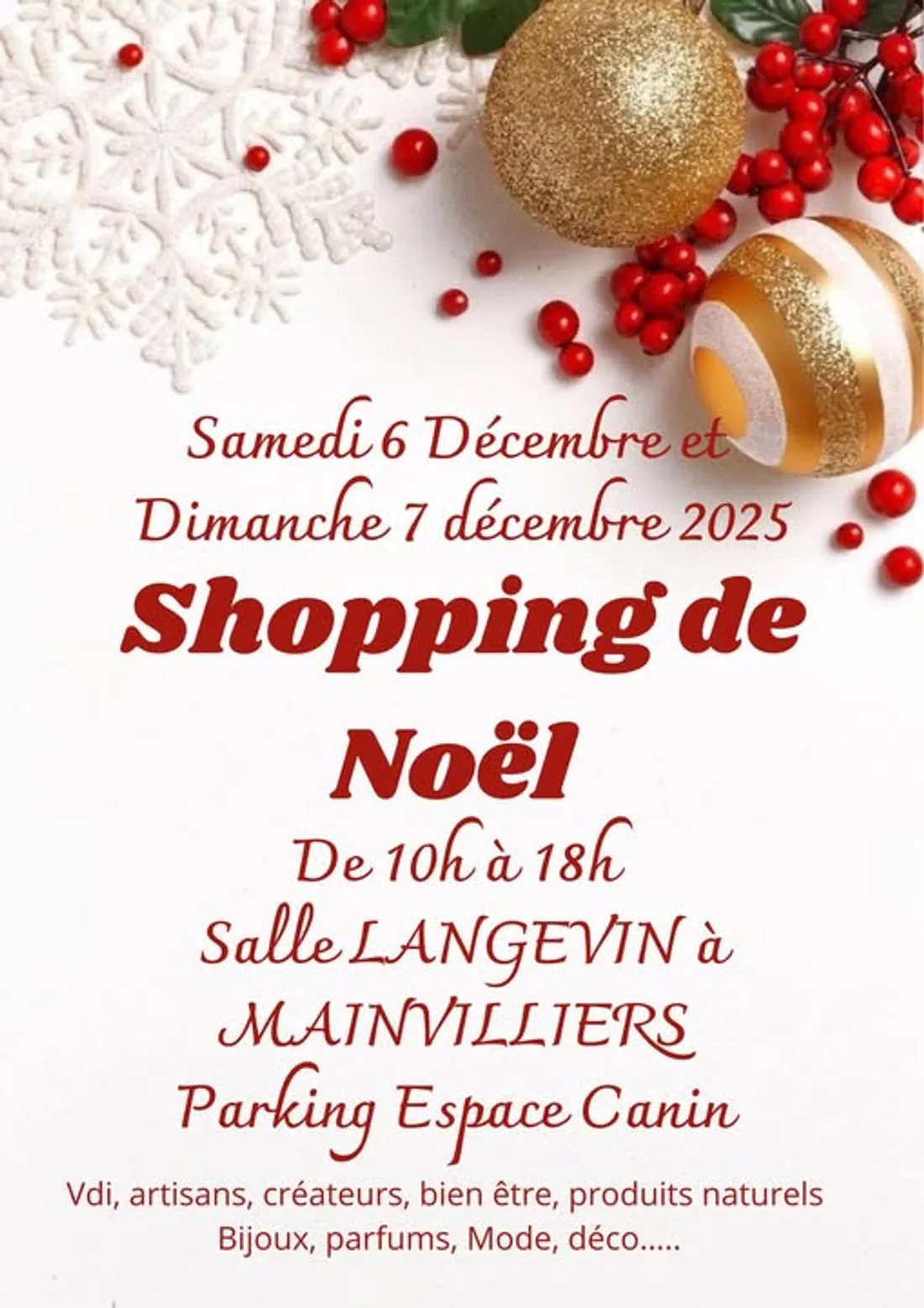 MAINVILLIERS - Shopping de Noël