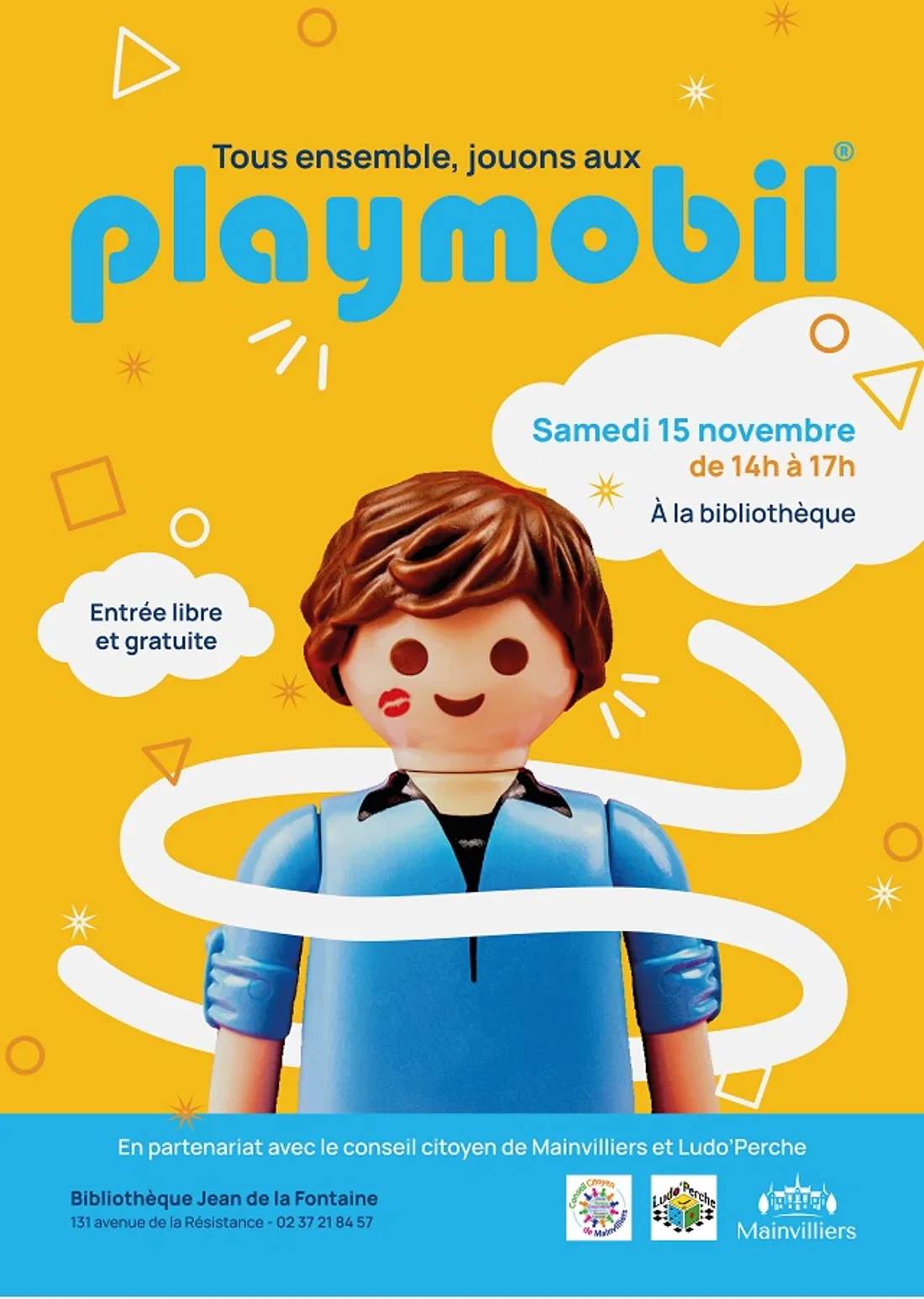 MAINVILLIERS - Tous ensemble, jouons aux Playmobil !