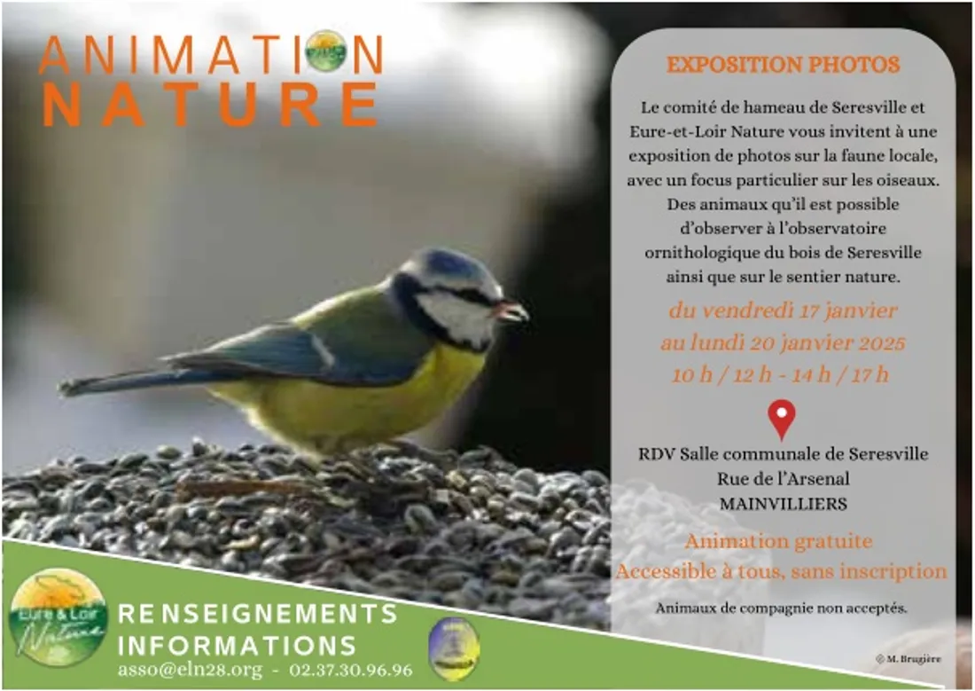 MAINVILLIERS - Exposition photos sur la faune locale