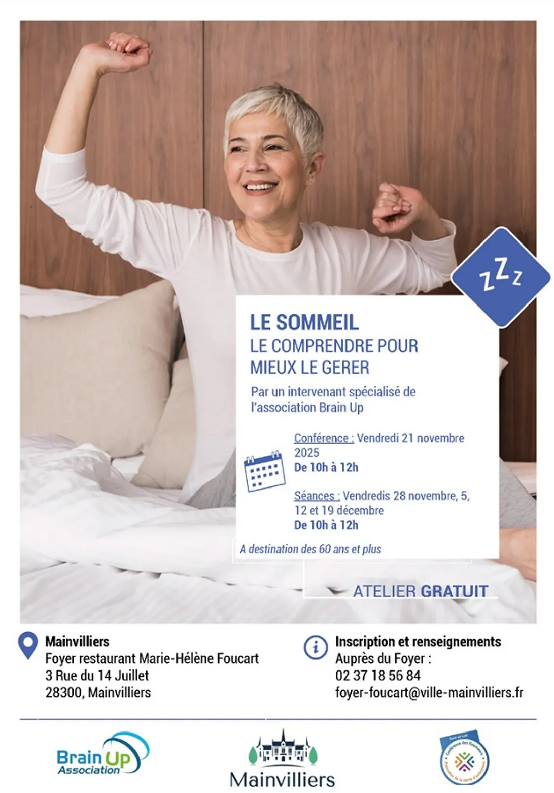 MAINVILLIERS - Atelier sur le sommeil