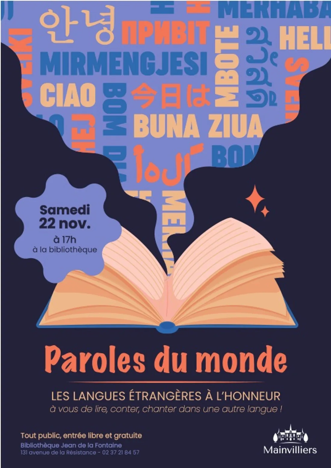 MAINVILLIERS - Paroles du monde