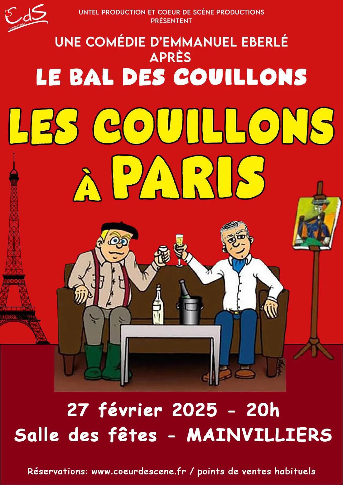 MAINVILLIERS - Théâtre : Les Couillons de Paris