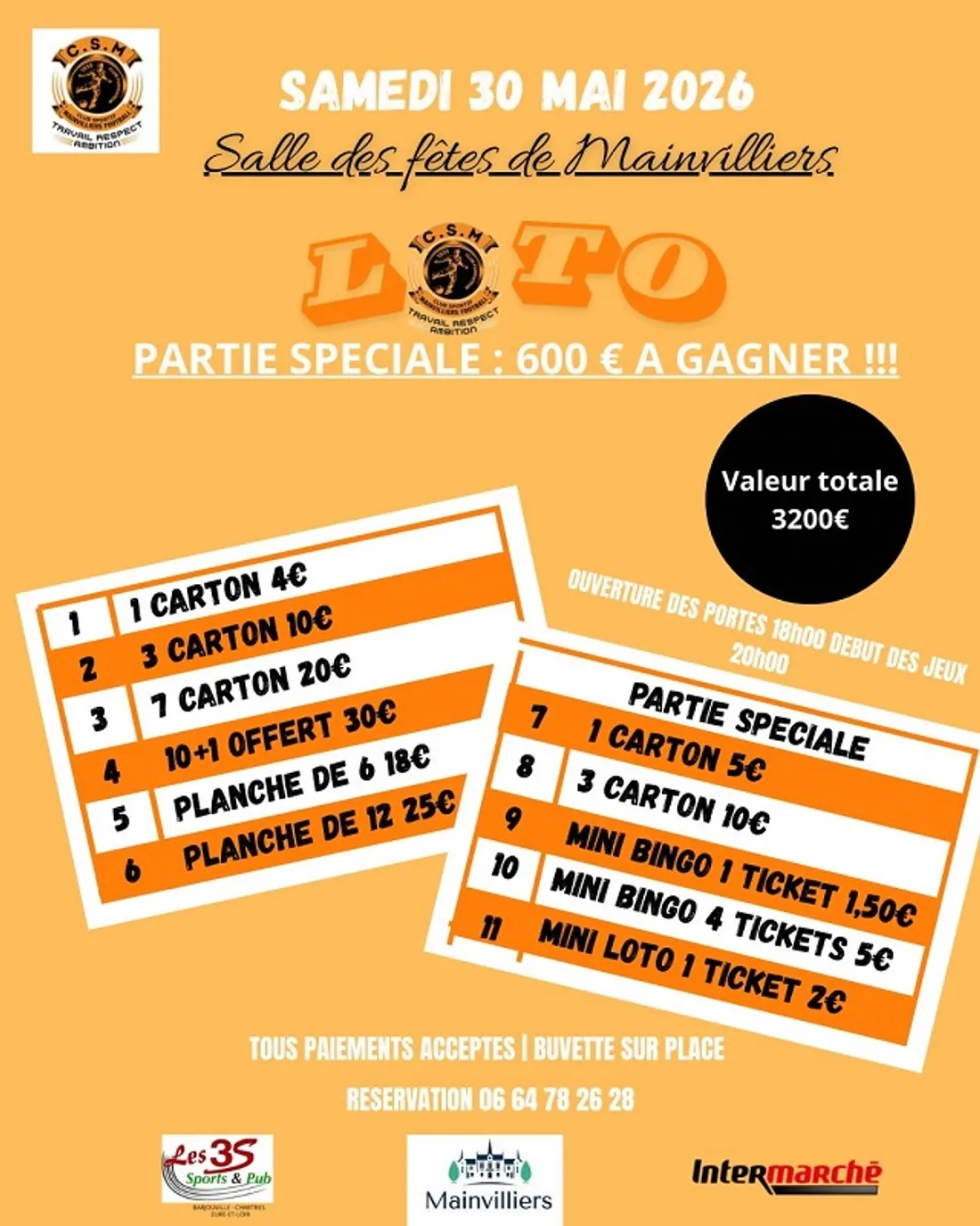 MAINVILLIERS - Loto du football