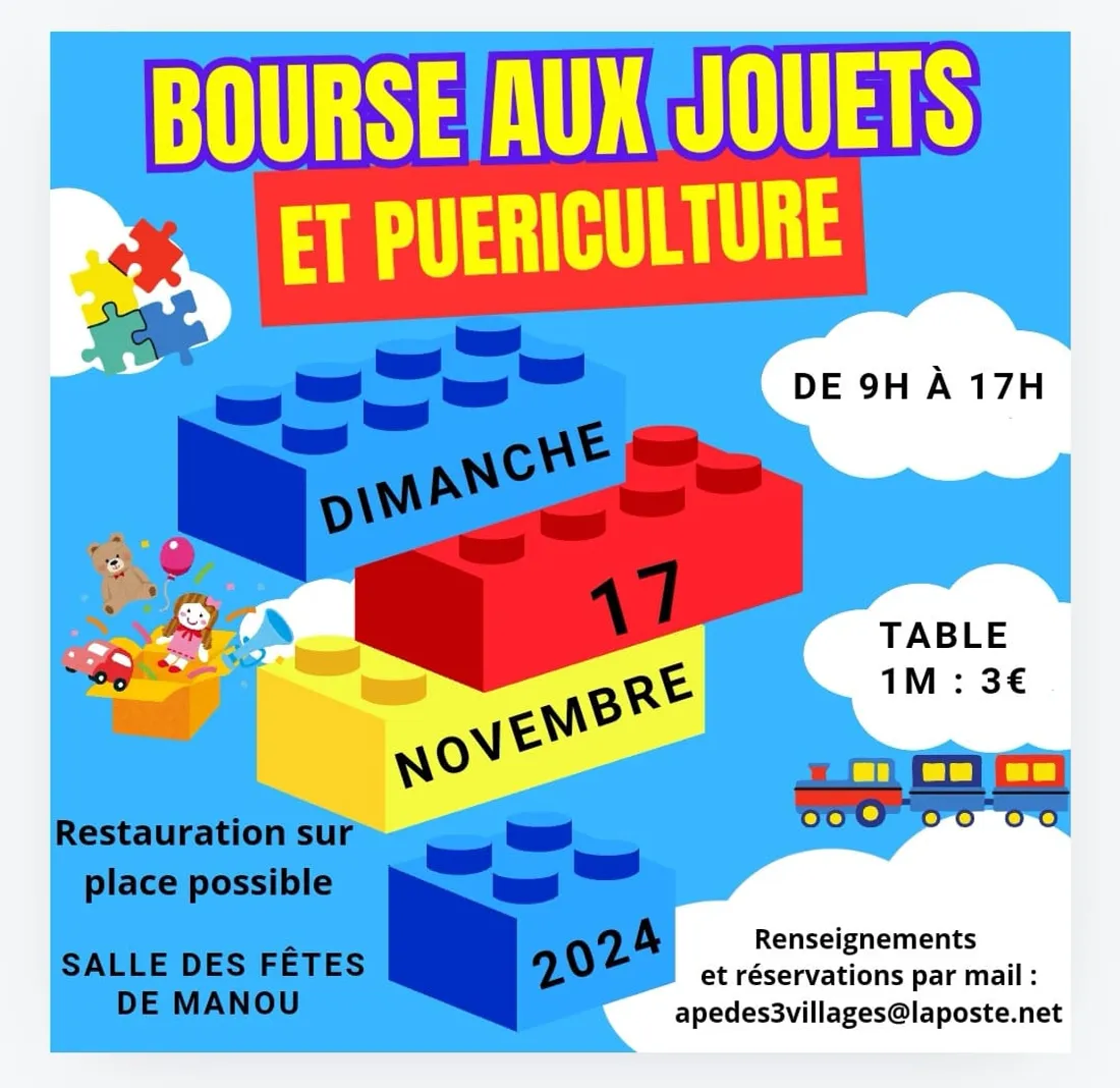 MANOU - Bourse aux jouets de l'APE