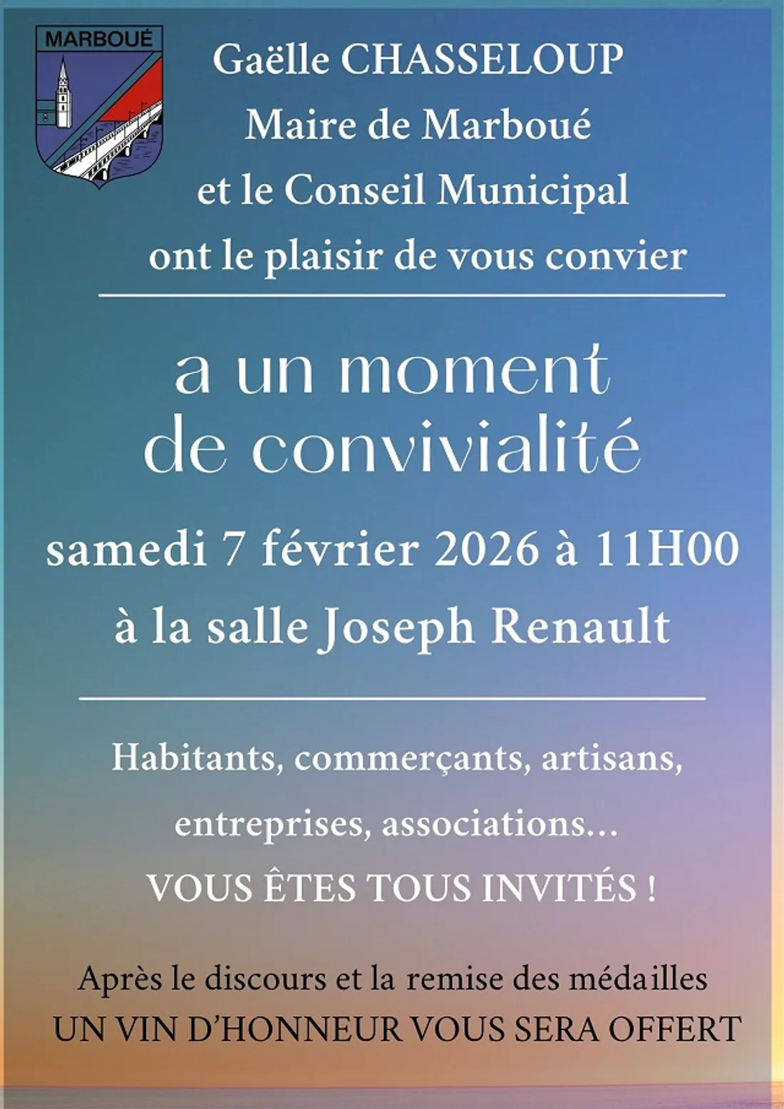 MARBOUÉ - Moment de convivialité 