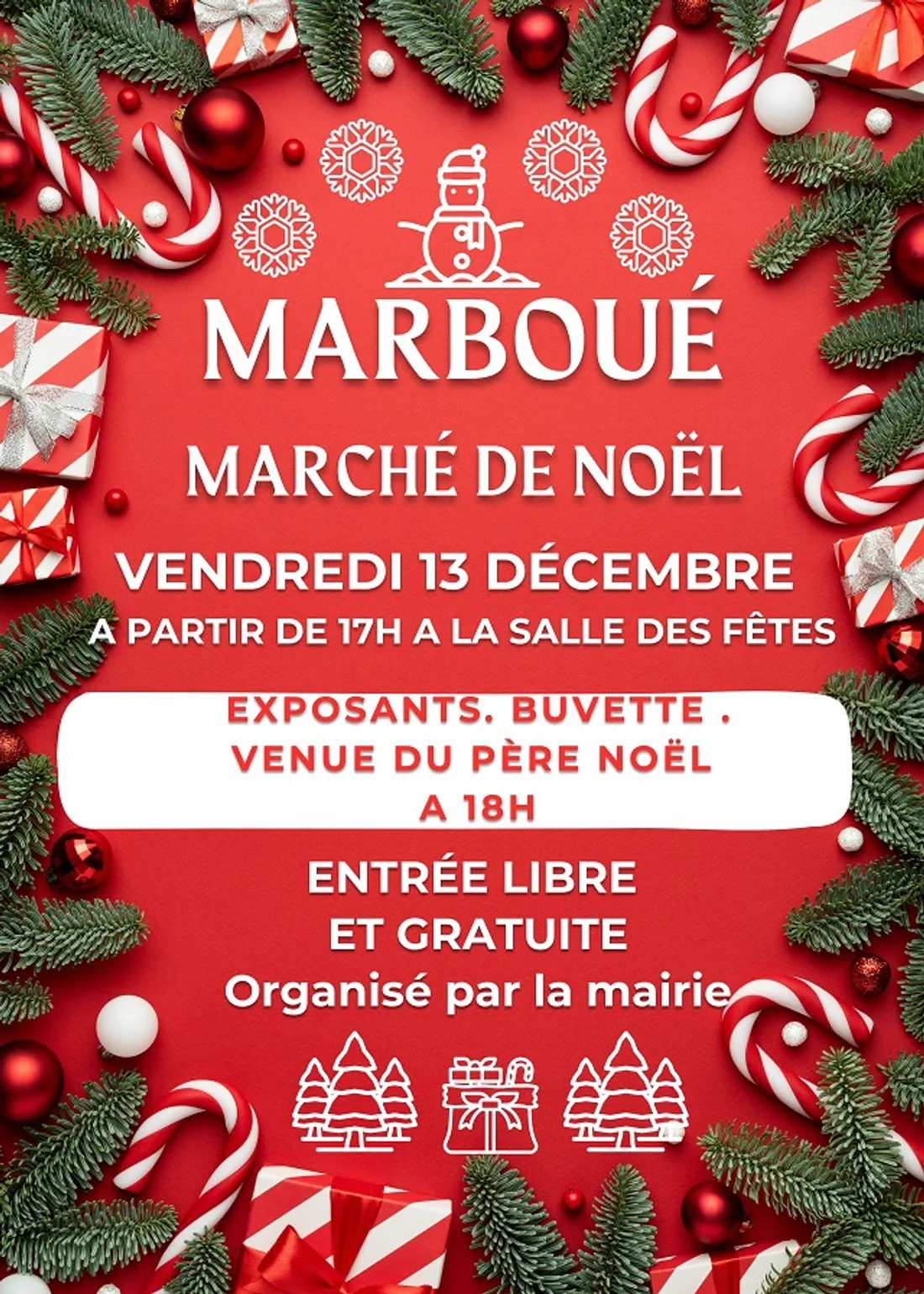 MARBOUÉ - Marché de Noël